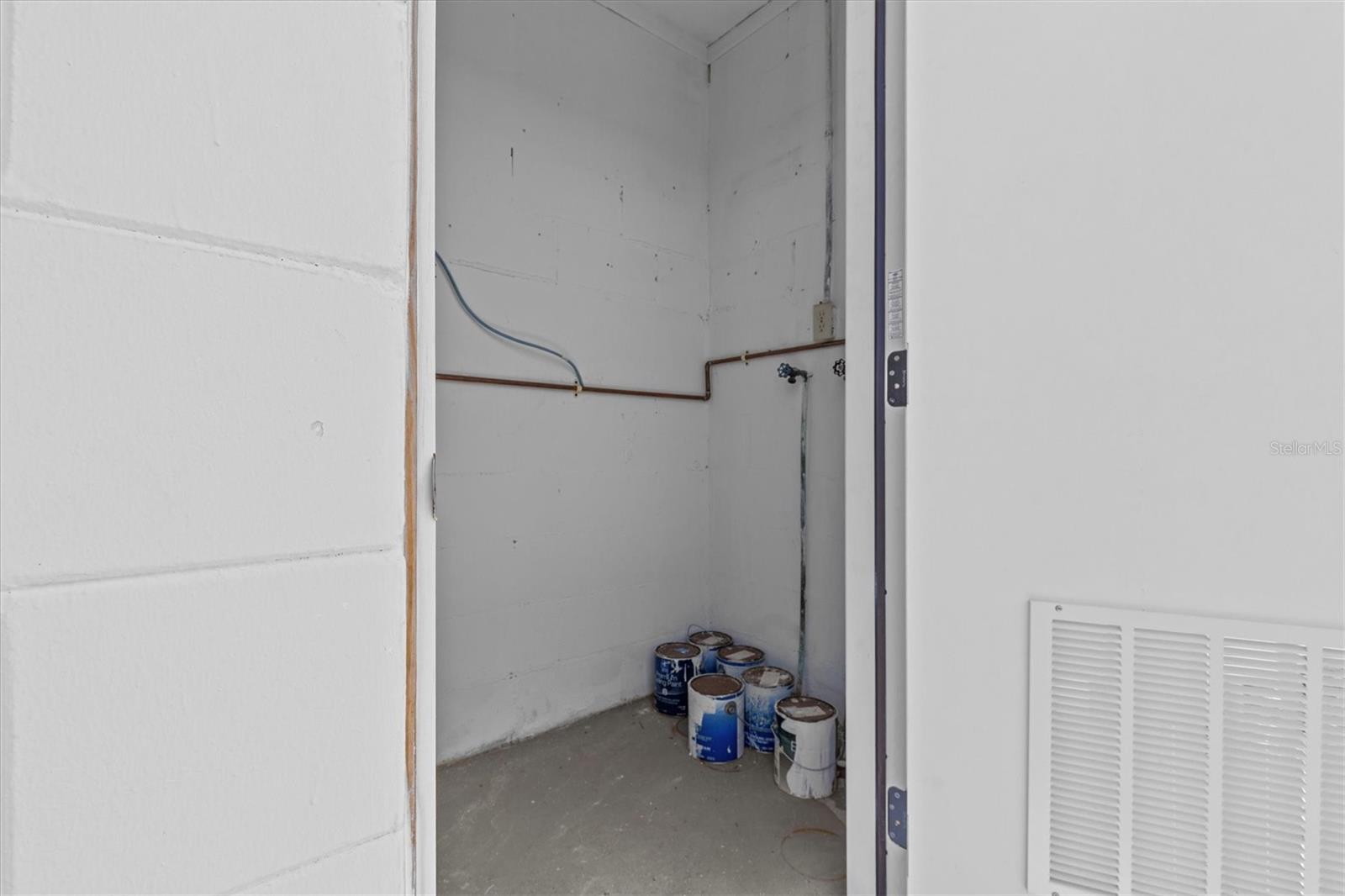 Laundry room/washer dryer hook ups also Water Heater and HVAC Location