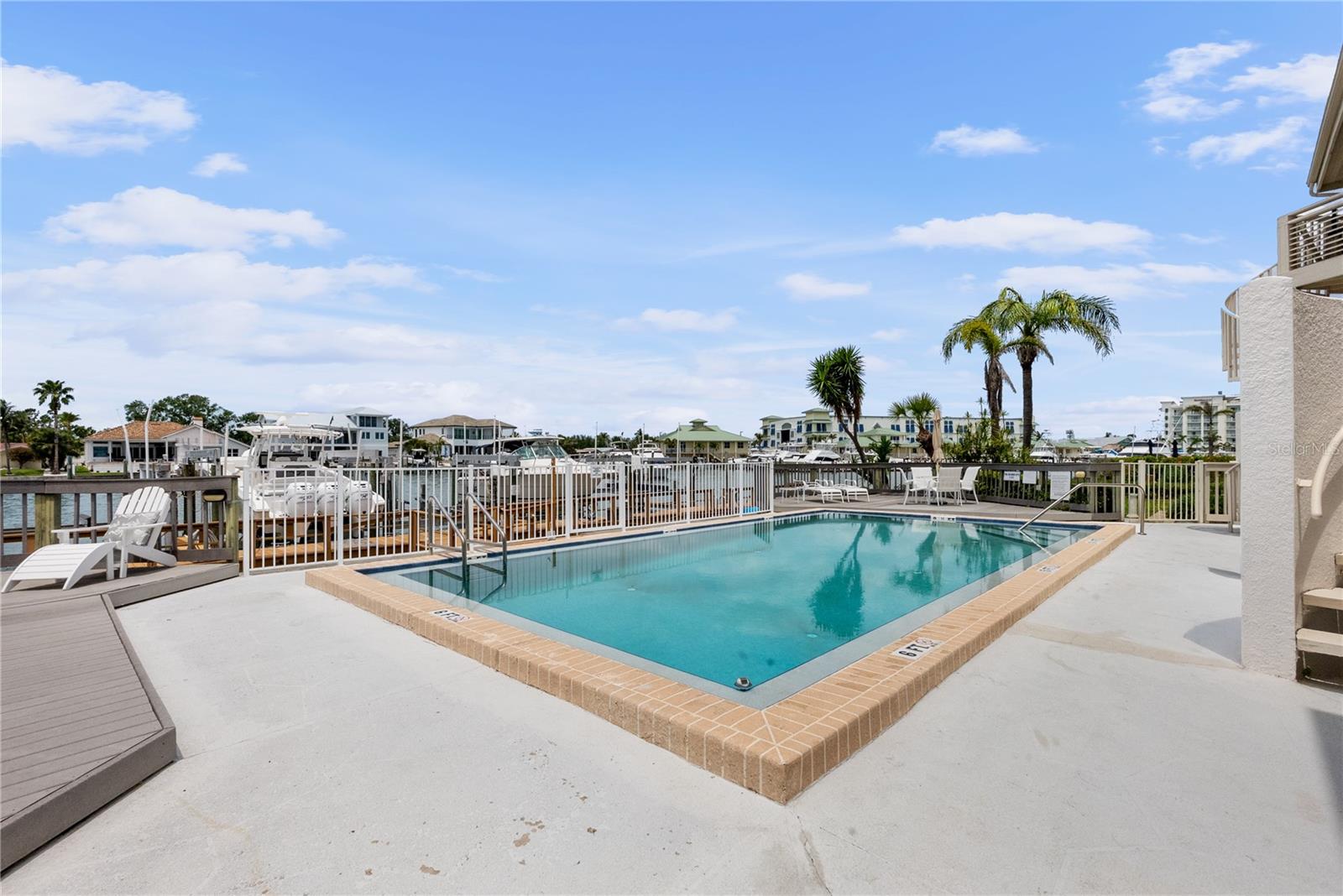 Pool for only 8 units...never crowded
