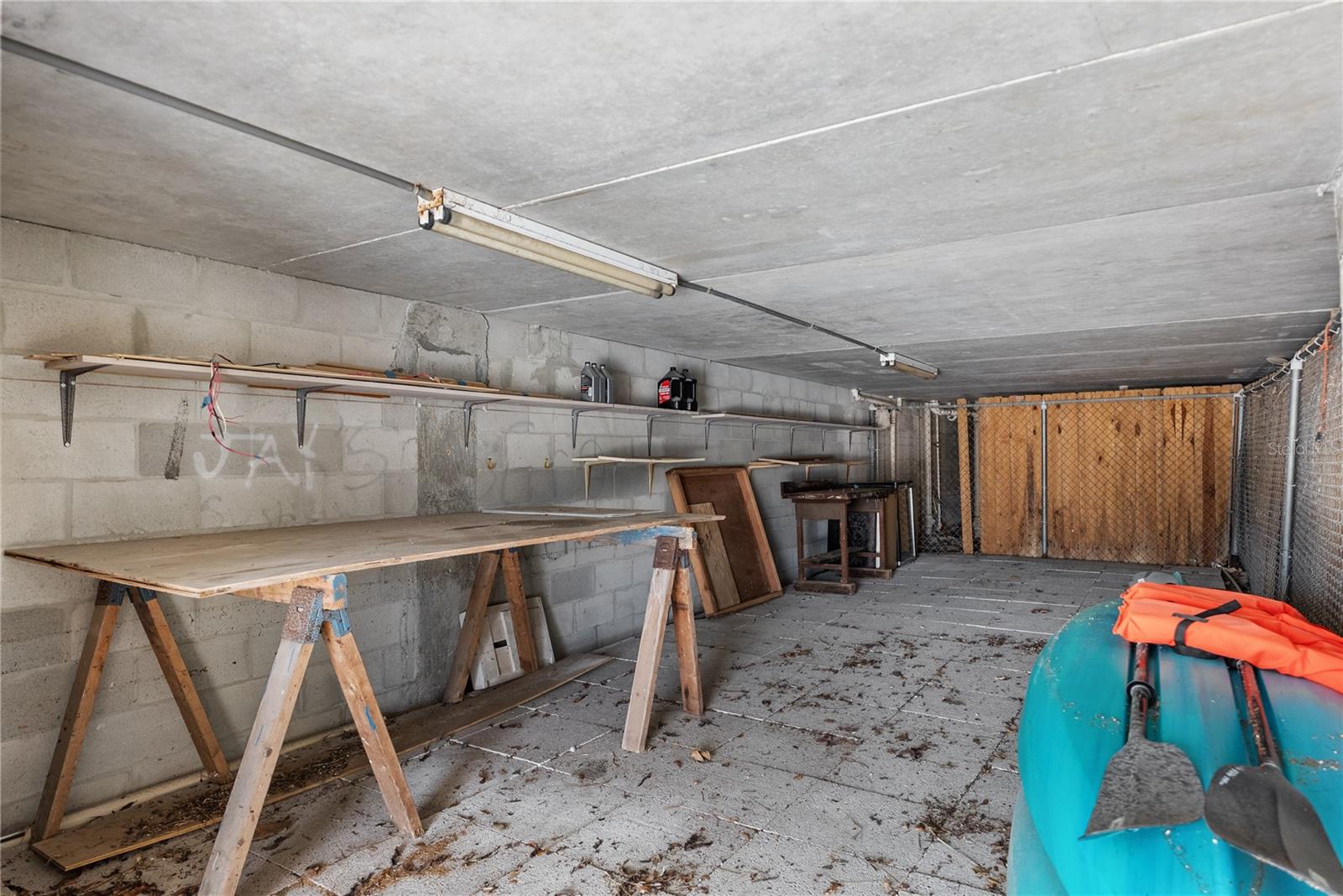 Large private storage room under building