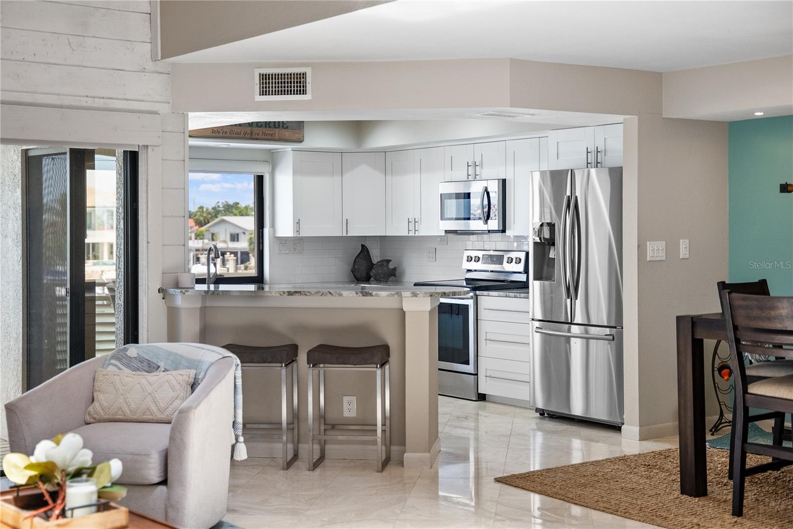The space is both expansive and intimate at the same time