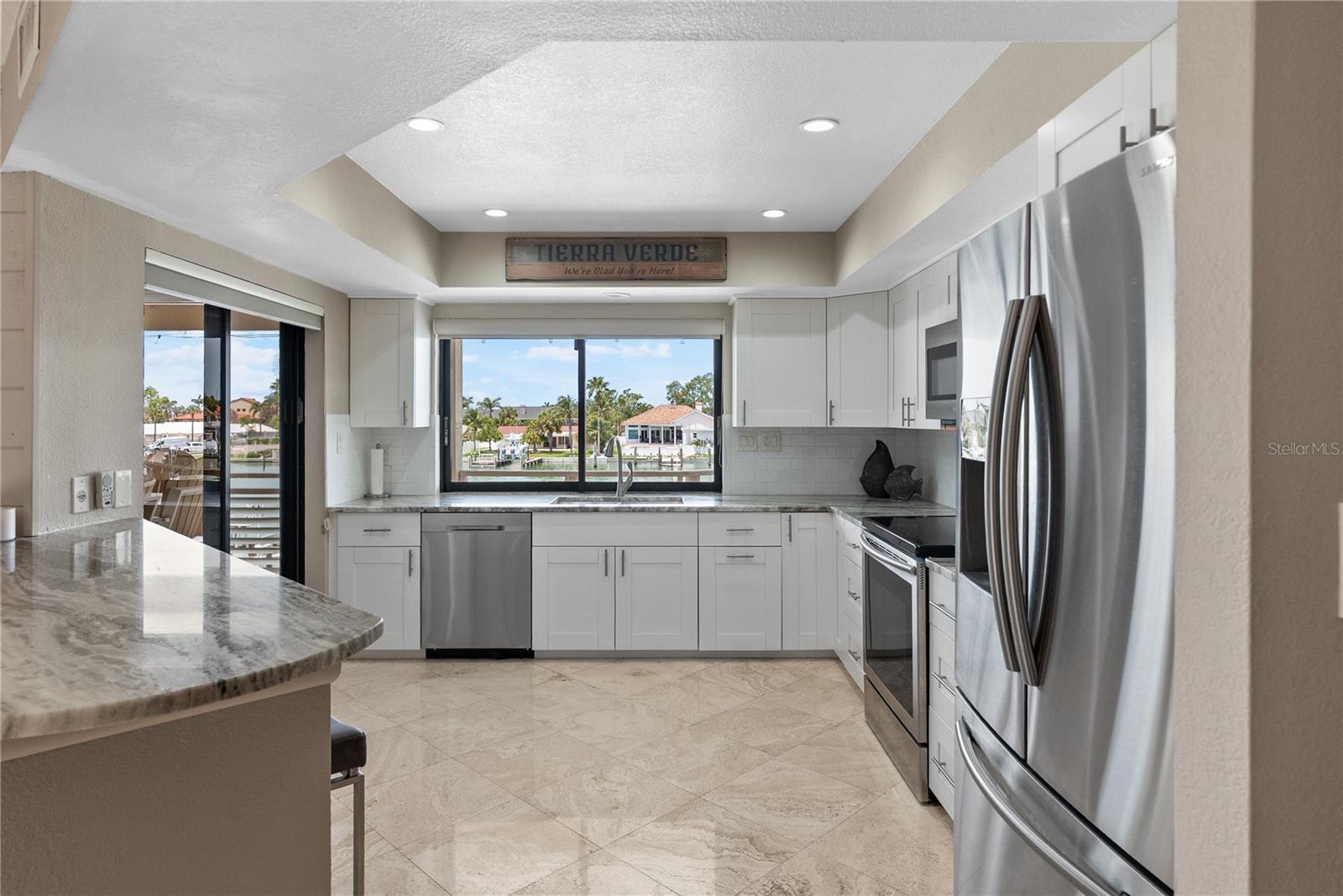 The floors gleam with all the natural light coming in