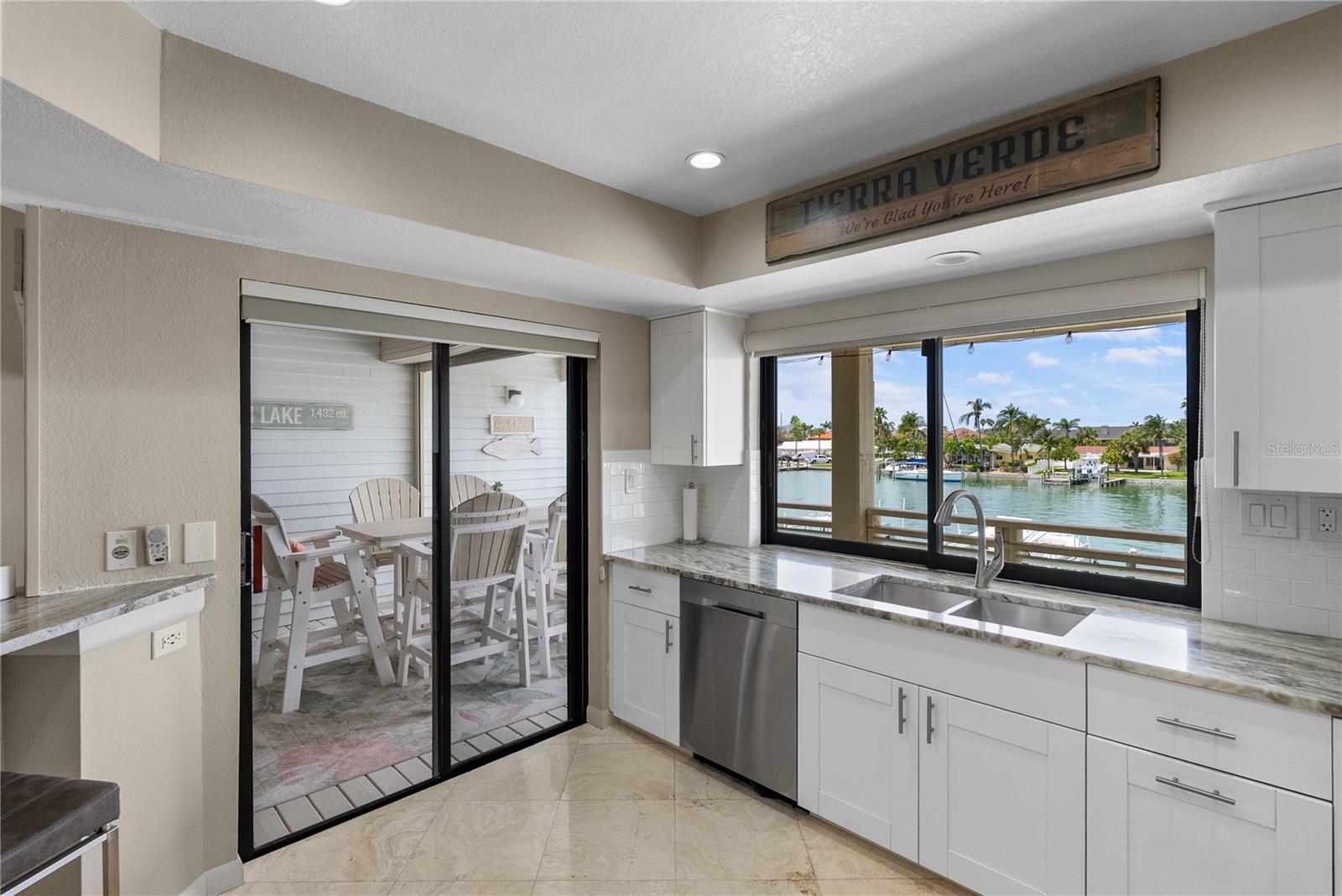 Have breakfast out on the balcony with those stunning water views