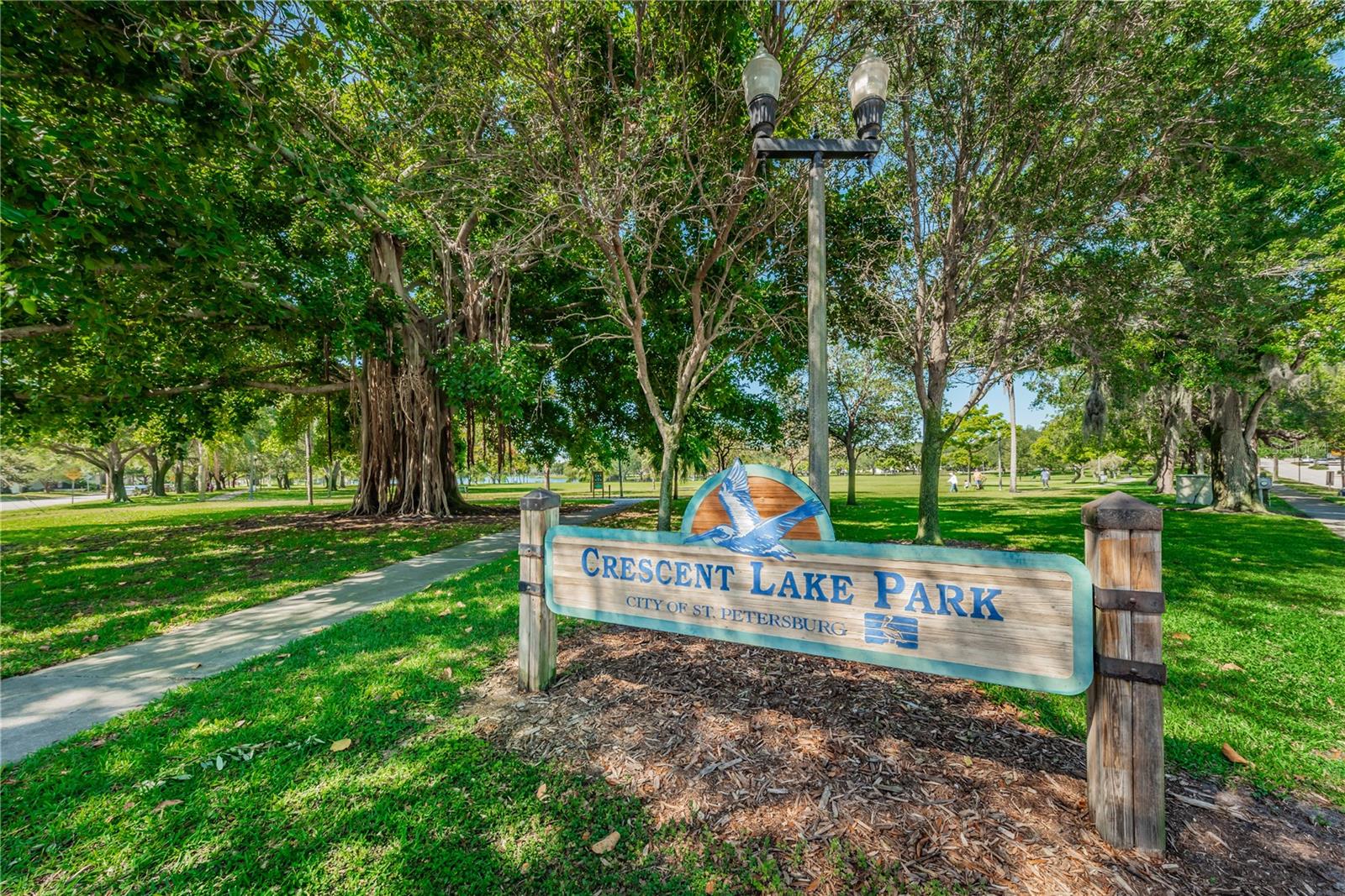 Hop over to Crescent Lake for great view, sports activities and dog park!