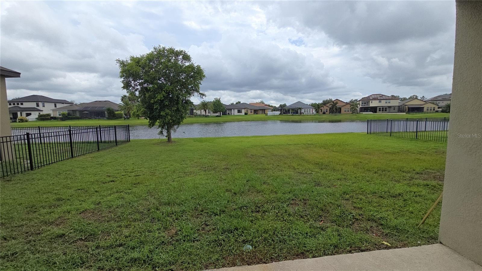 water view at backyard