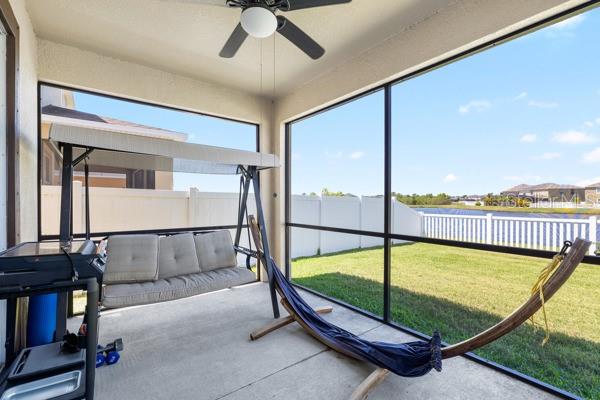 Screened lanai