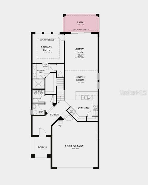 Structural options added include: covered lanai with pocket sliding glass door, 8ft doors throughout, additional upstairs bedroom.