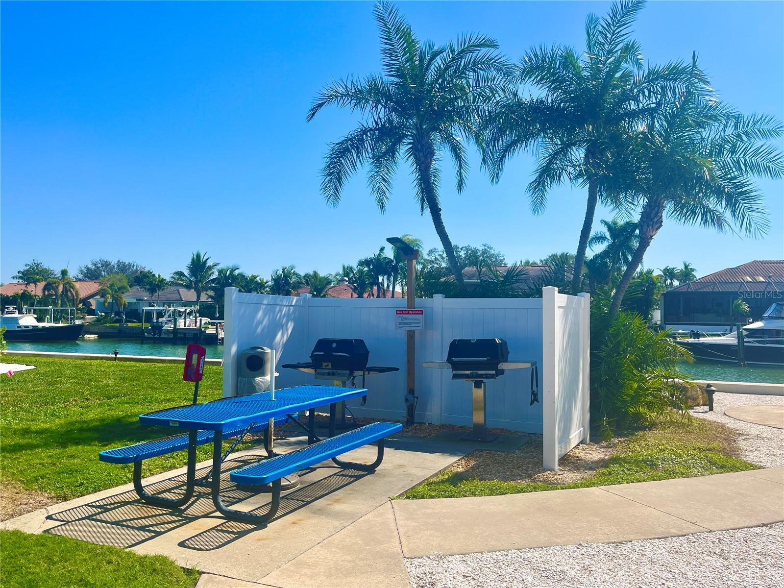 Grill out with family and neighbors