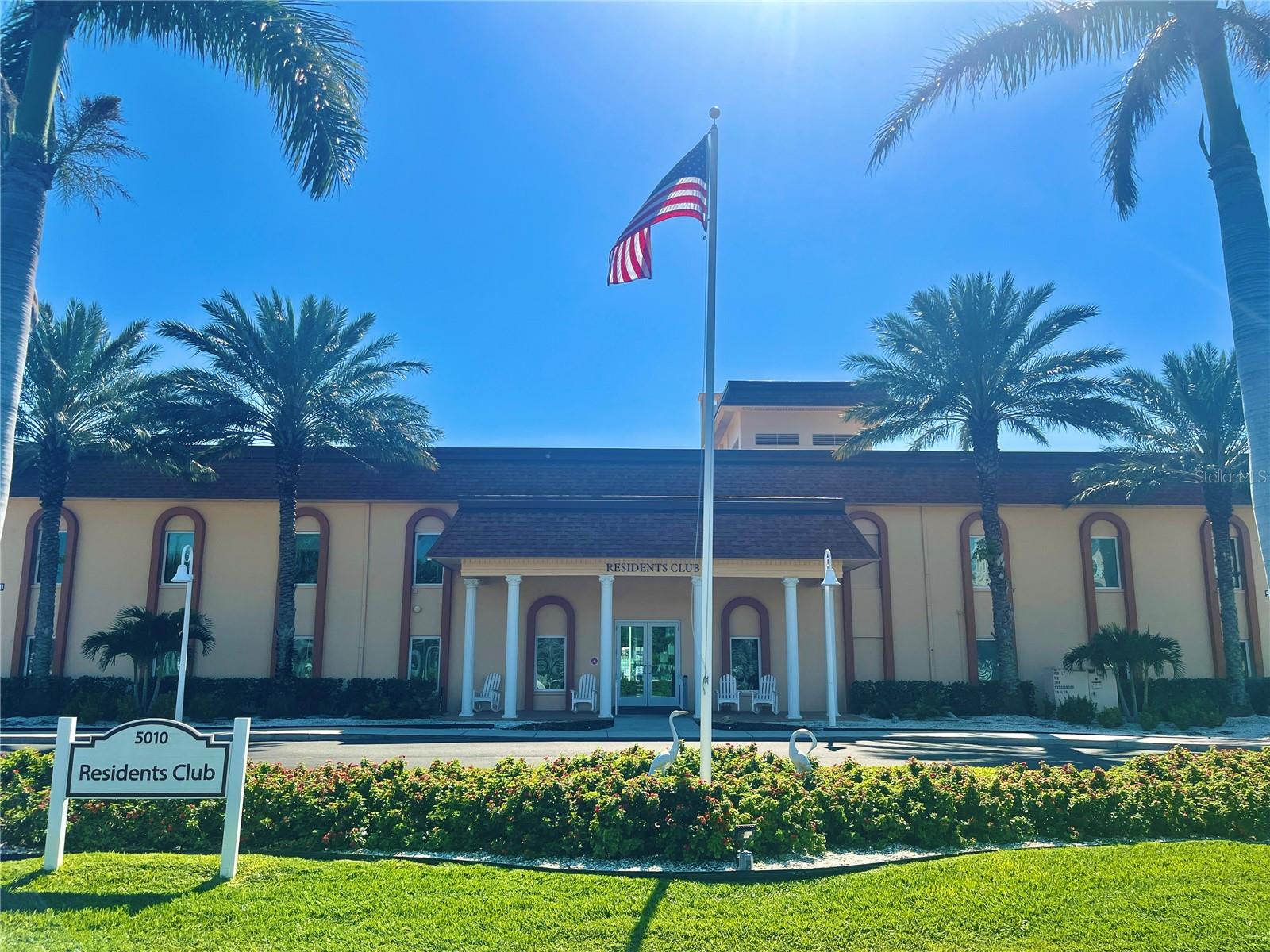 Front of Clubhouse