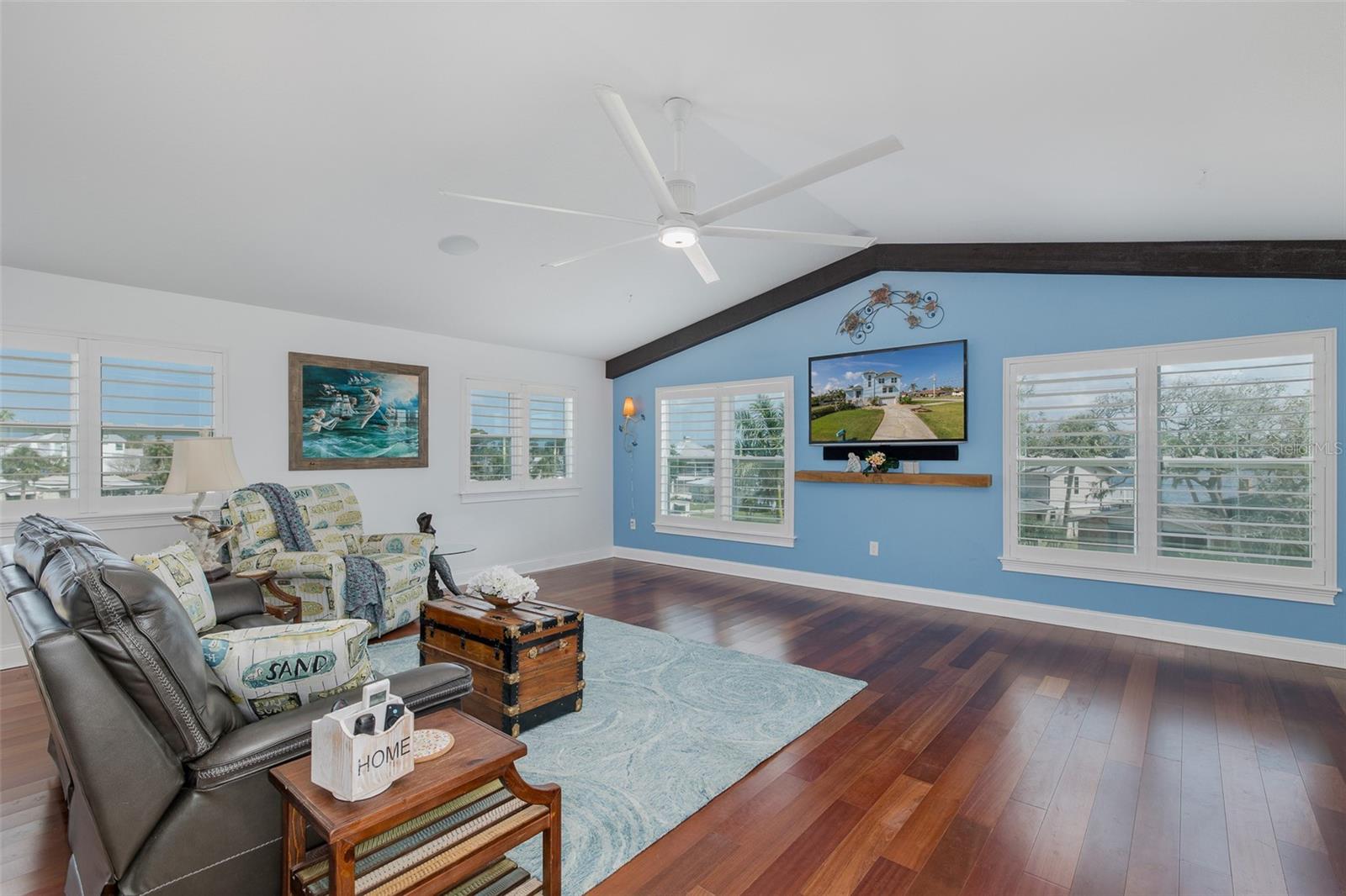 Family room in loft