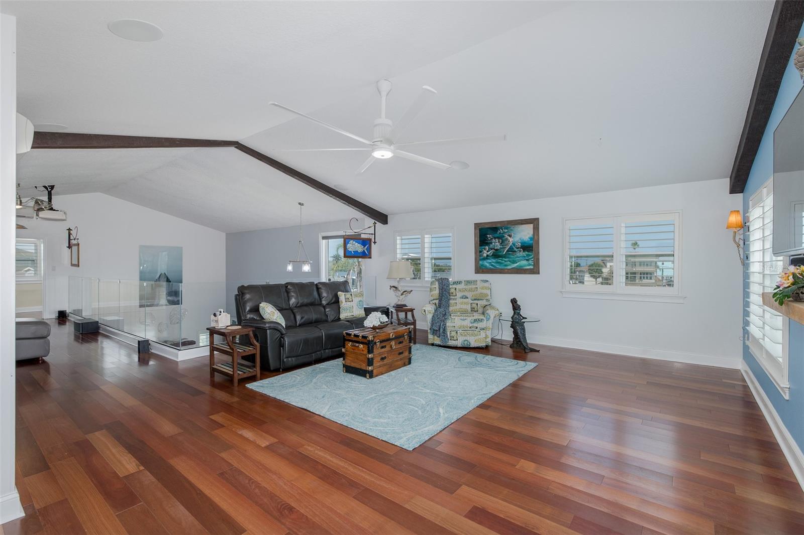 Family room in loft