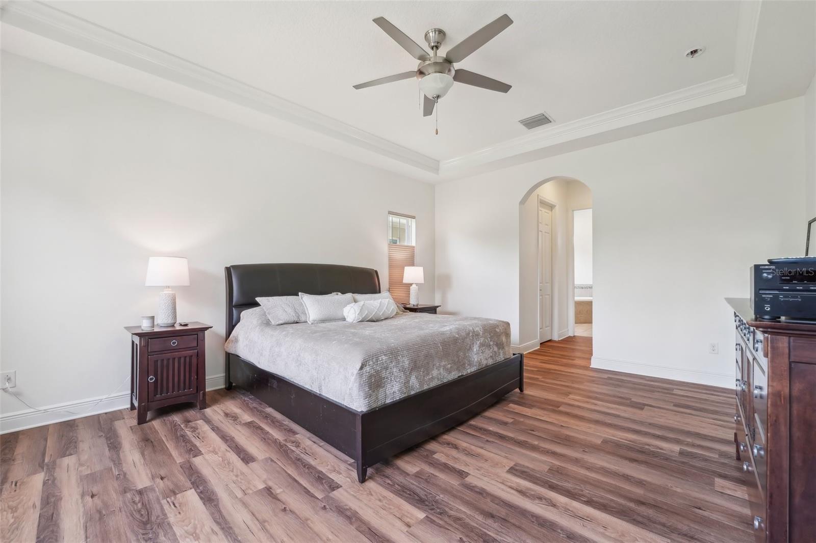 SPACIOUS PRIMARY BEDROOM IS ON THE MAIN LEVEL