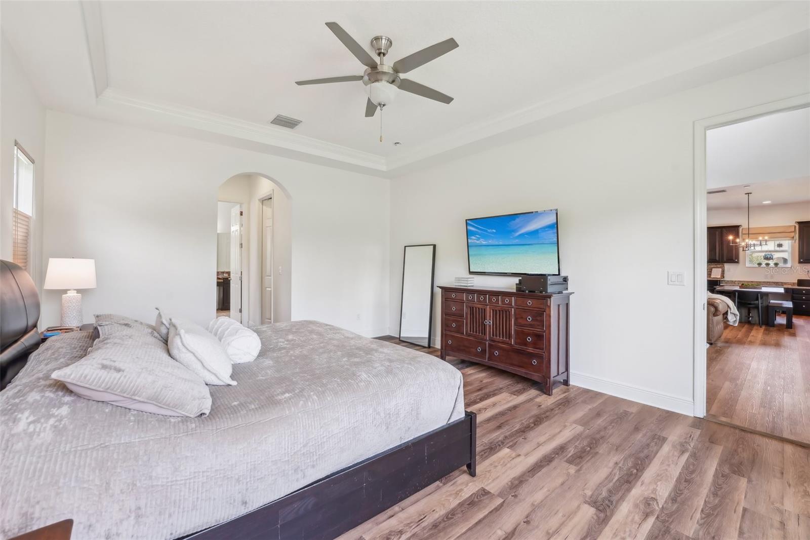 SPACIOUS PRIMARY BEDROOM IS ON THE MAIN LEVEL