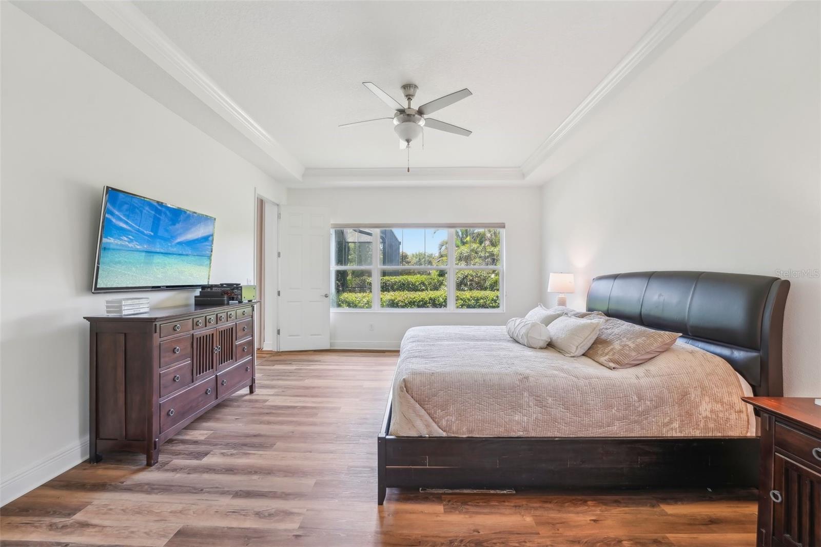 SPACIOUS PRIMARY BEDROOM IS ON THE MAIN LEVEL