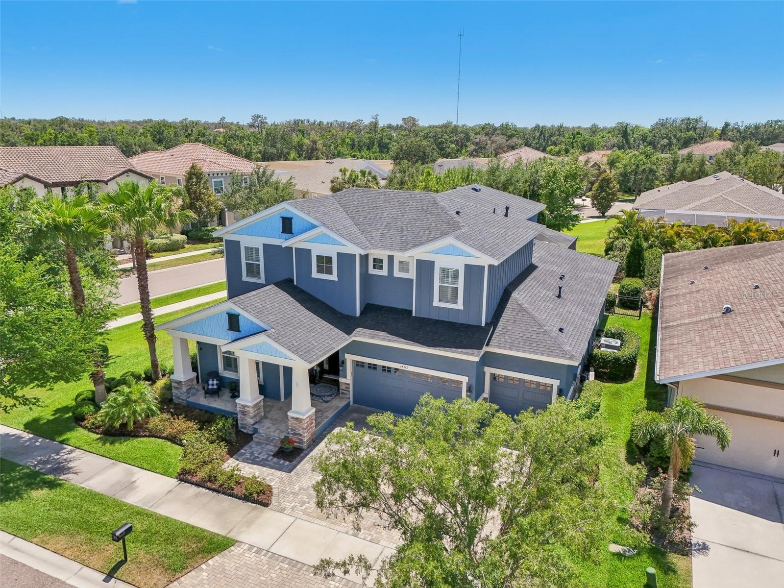 AERIAL VIEW OF PROPERTY
