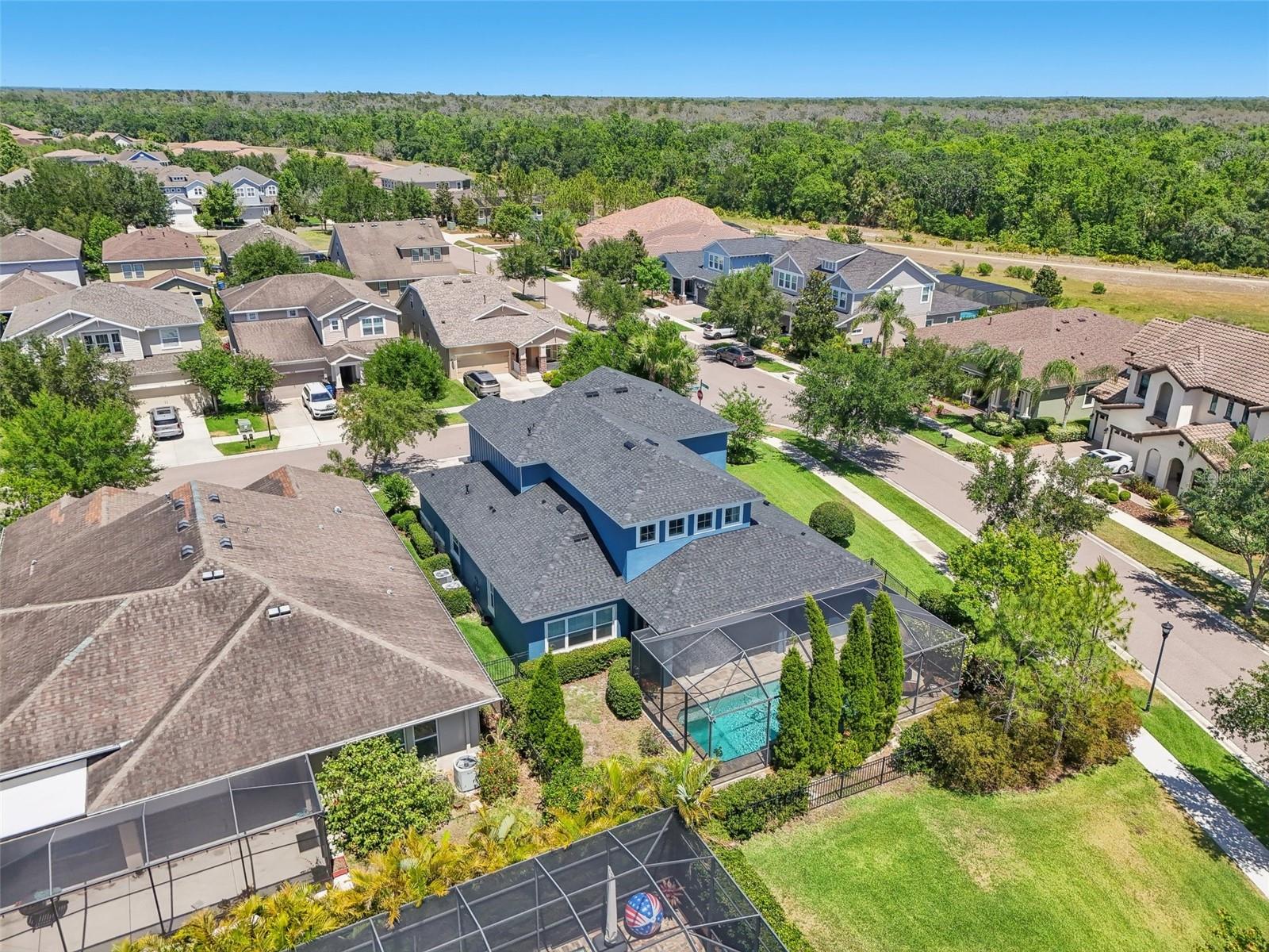 AERIAL VIEW OF PROPERTY