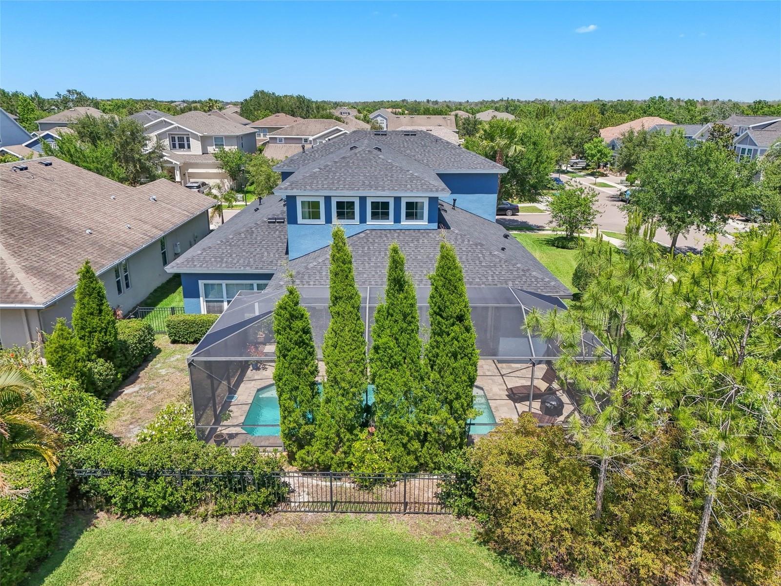 AERIAL VIEW OF PROPERTY