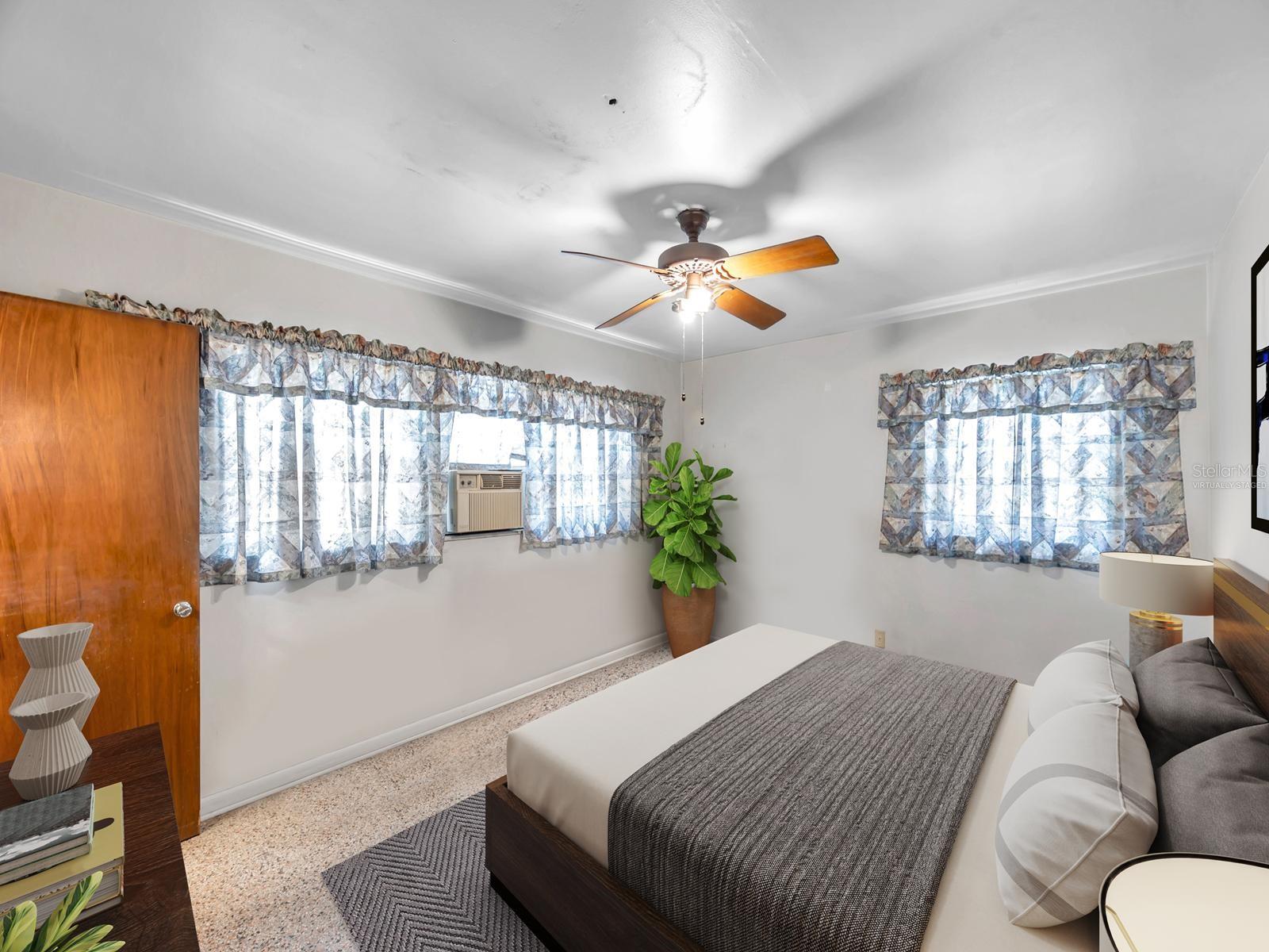 Master Bed & Bath “virtually staged”