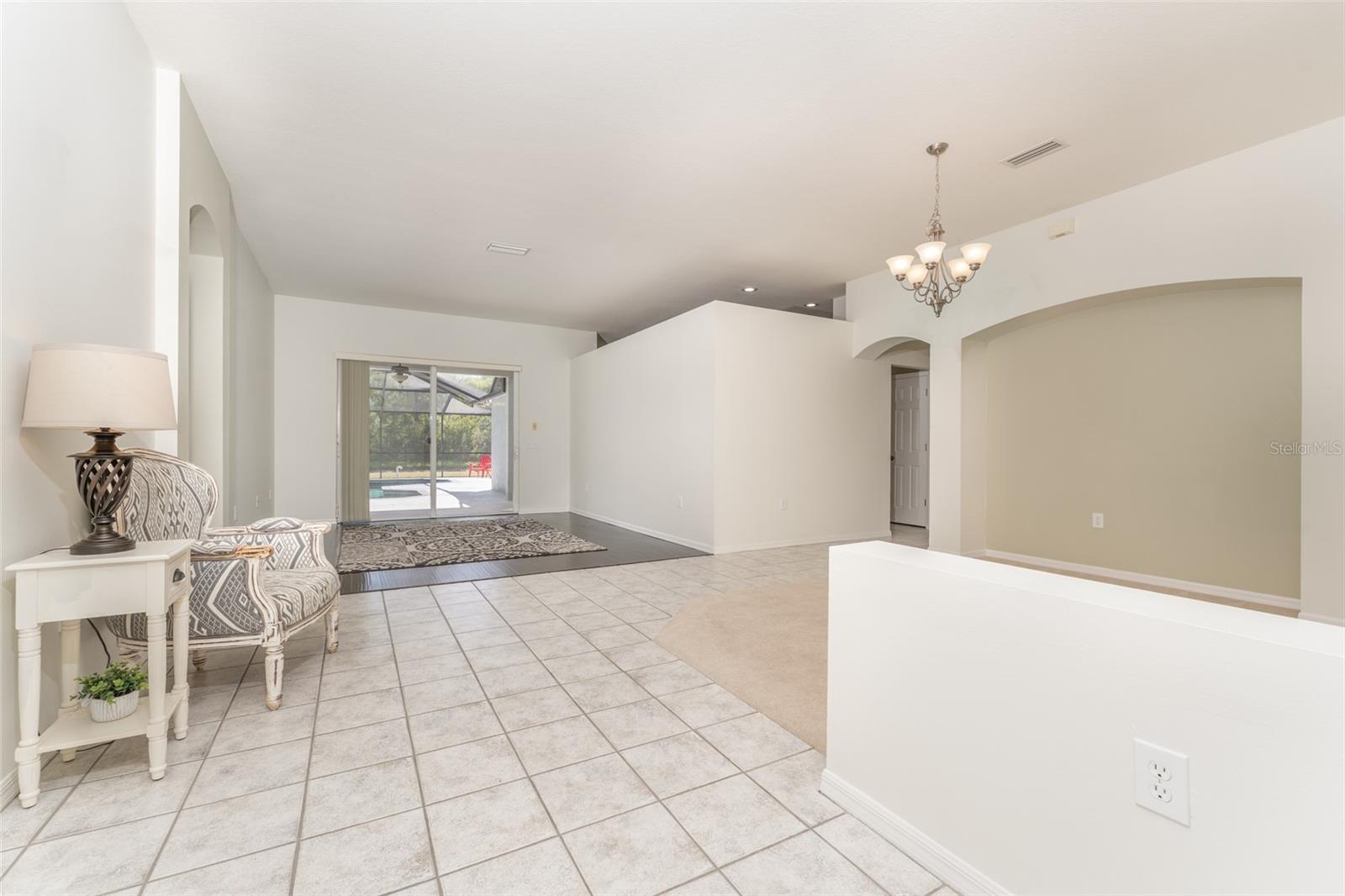 view when you enter the home into the foyer. Formal dining is to your right & formal living room is straight ahead