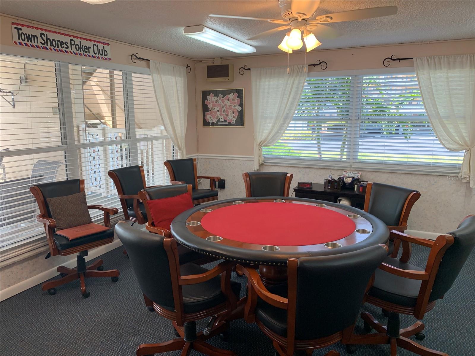 Clubhouse poker room