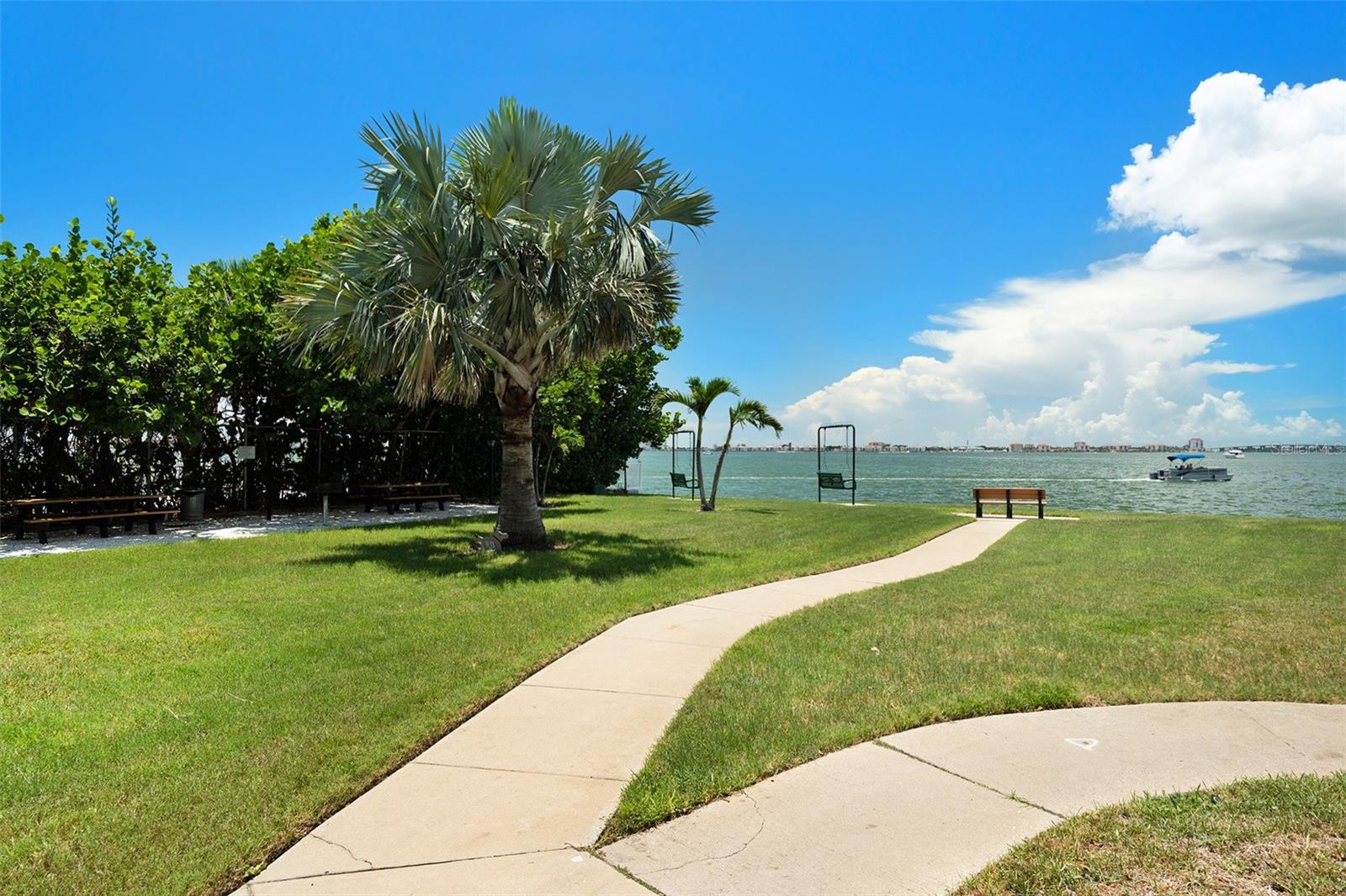 Walk on paths to the waterfront views to your hearts content!