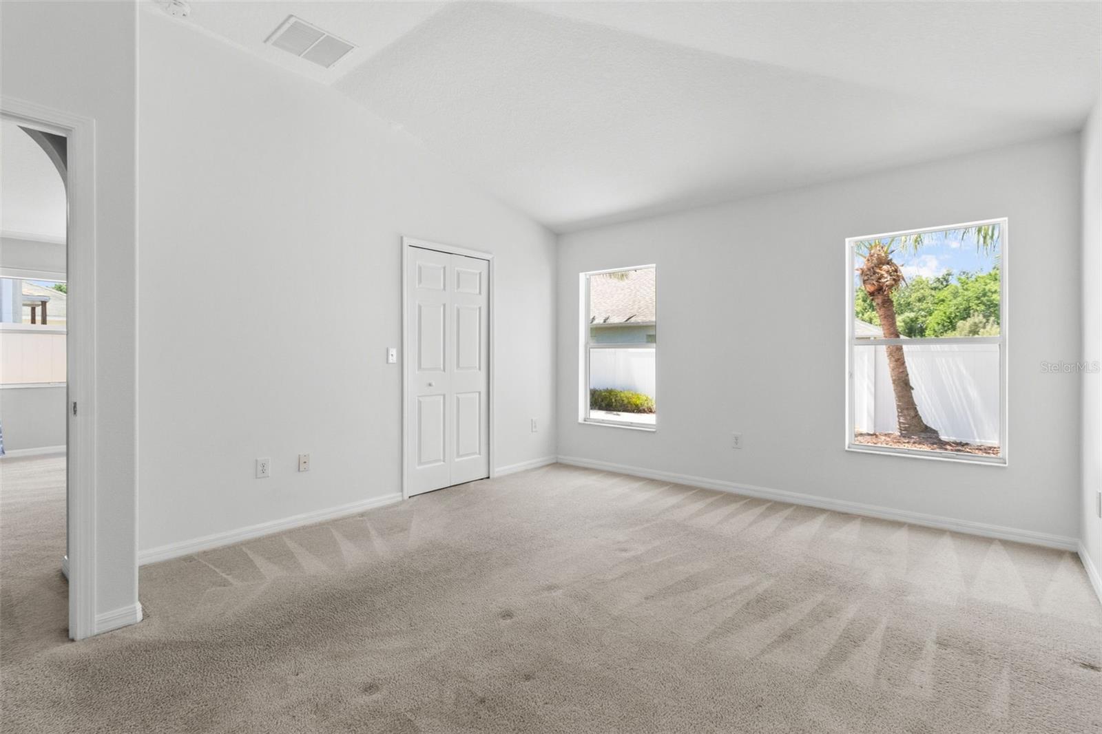 Master Bedroom on other side of home as the other 2 bedrooms