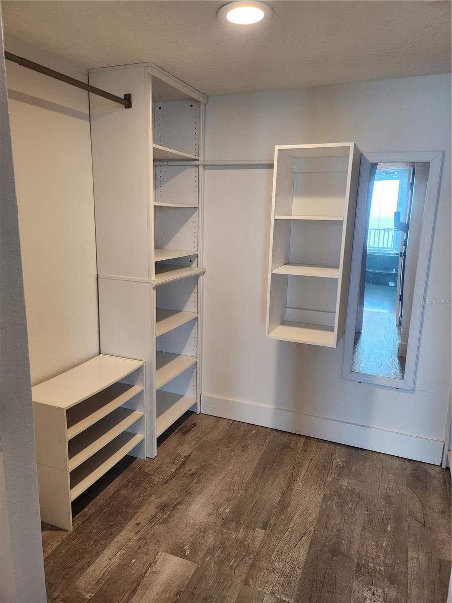 Primary walk-in closet