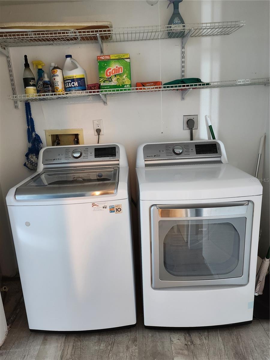 Laundry closet