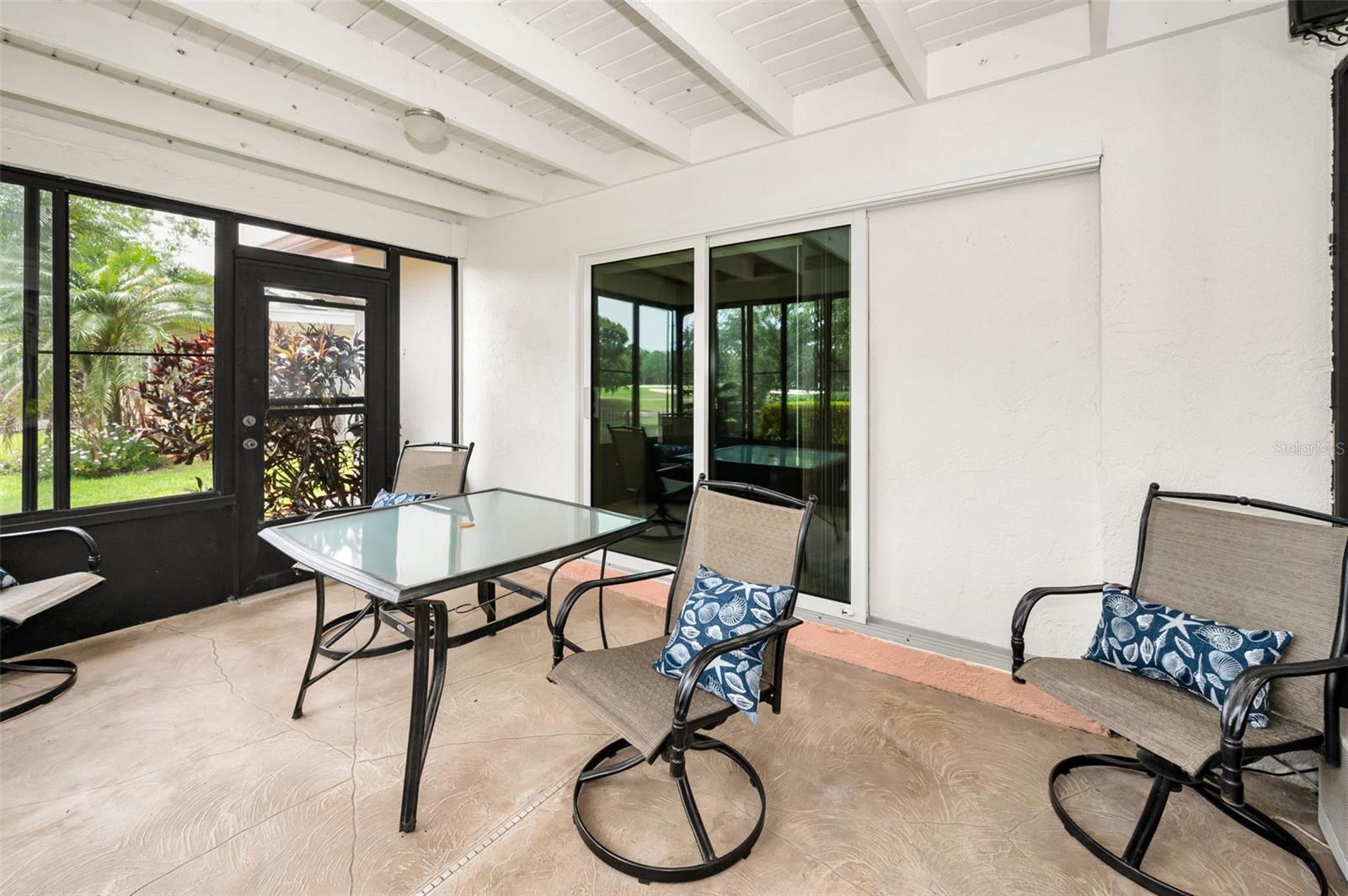 Enclosed Porch outside of Primary Bedroom