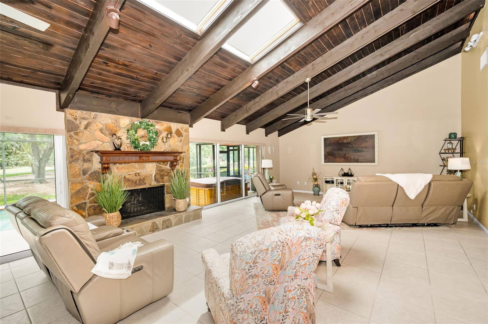 Great Room with fireplace
