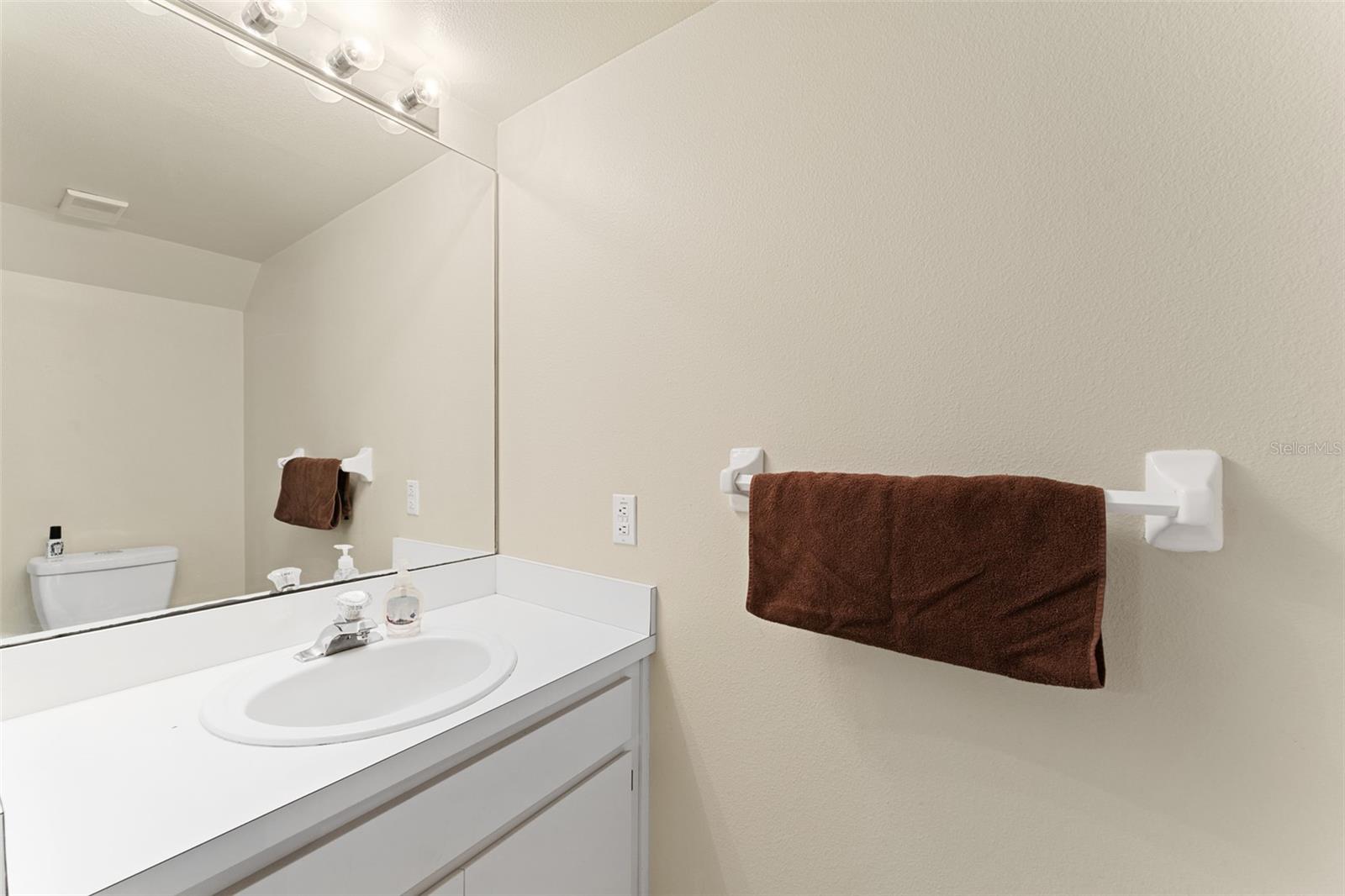 downstairs powder room