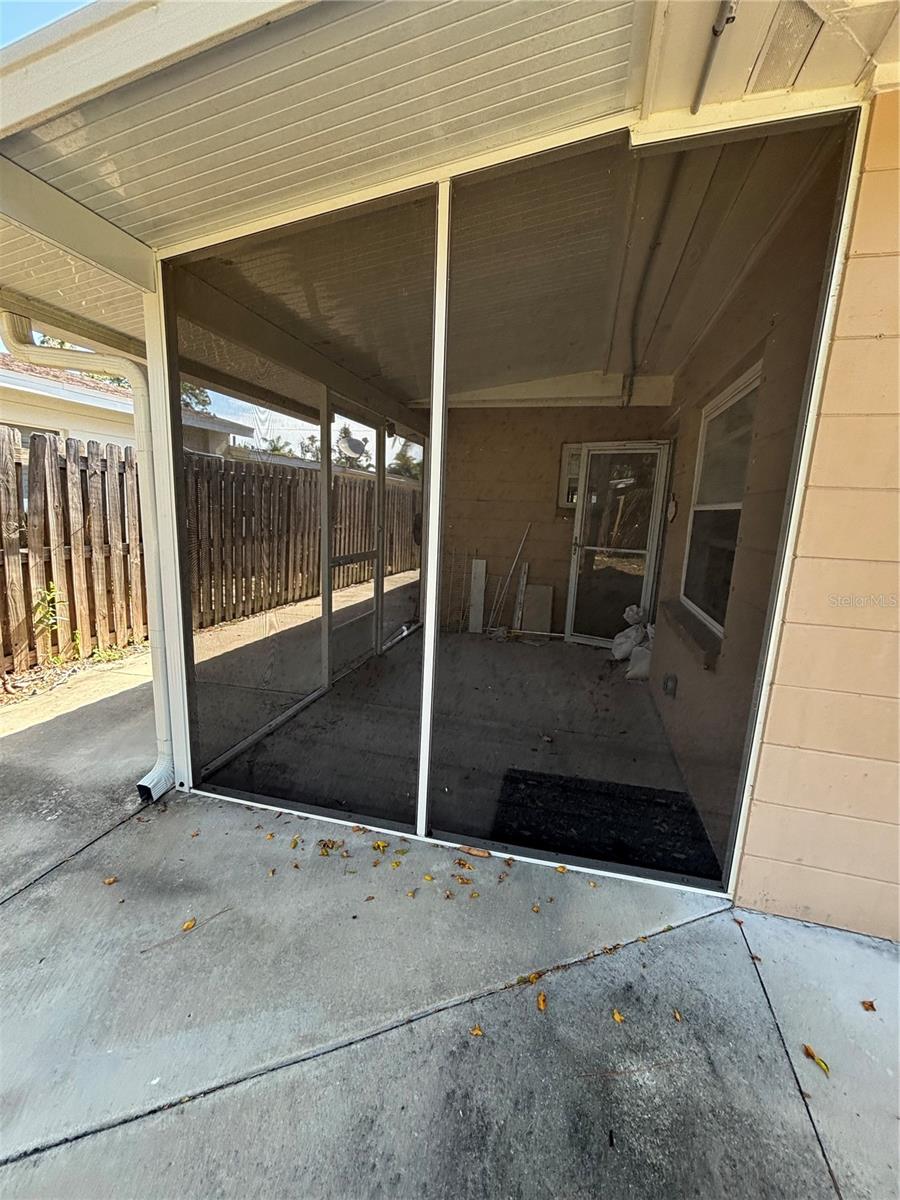 Screened in Patio