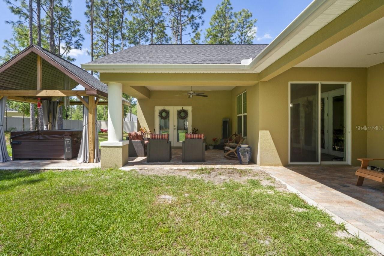 second rear patio