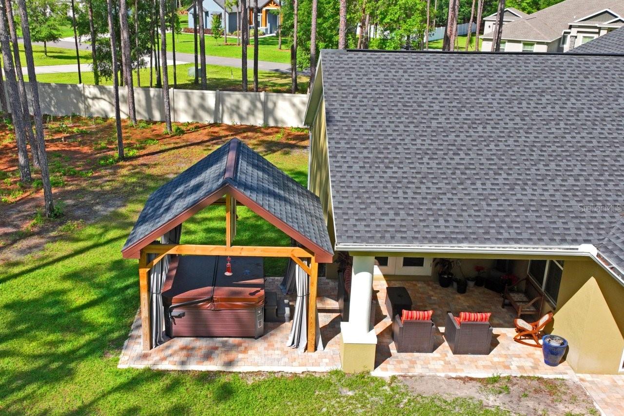 aerial view of Jacuzzi