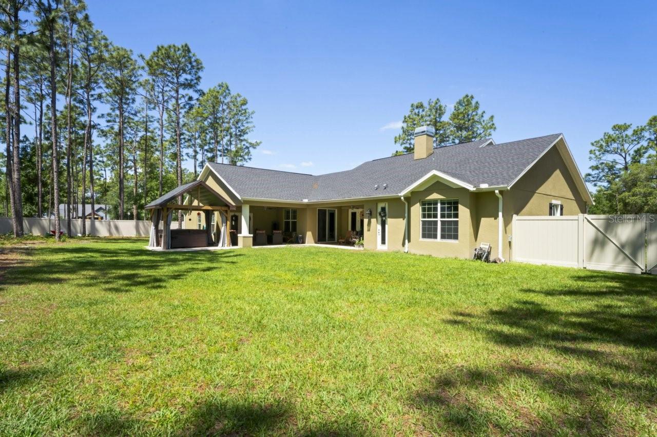 rear yard