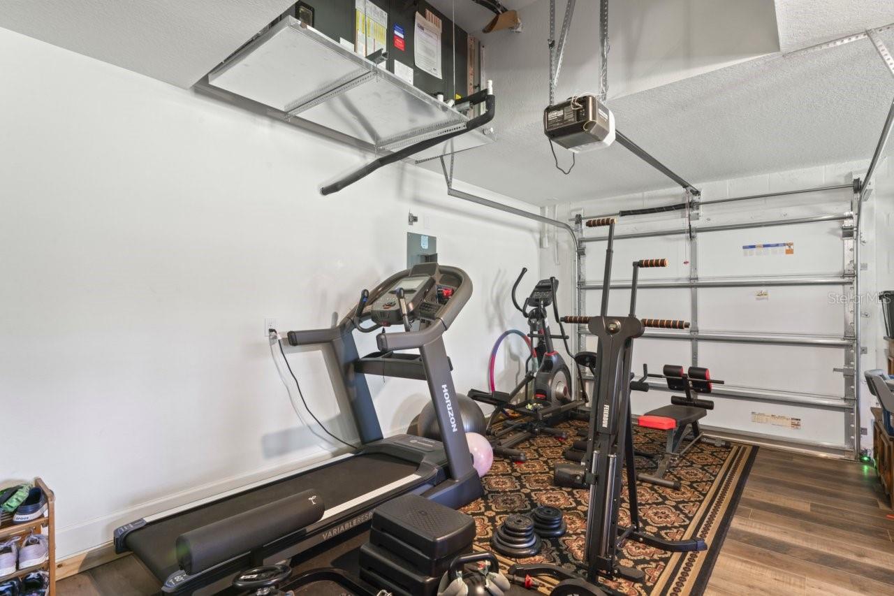 Gym in garage