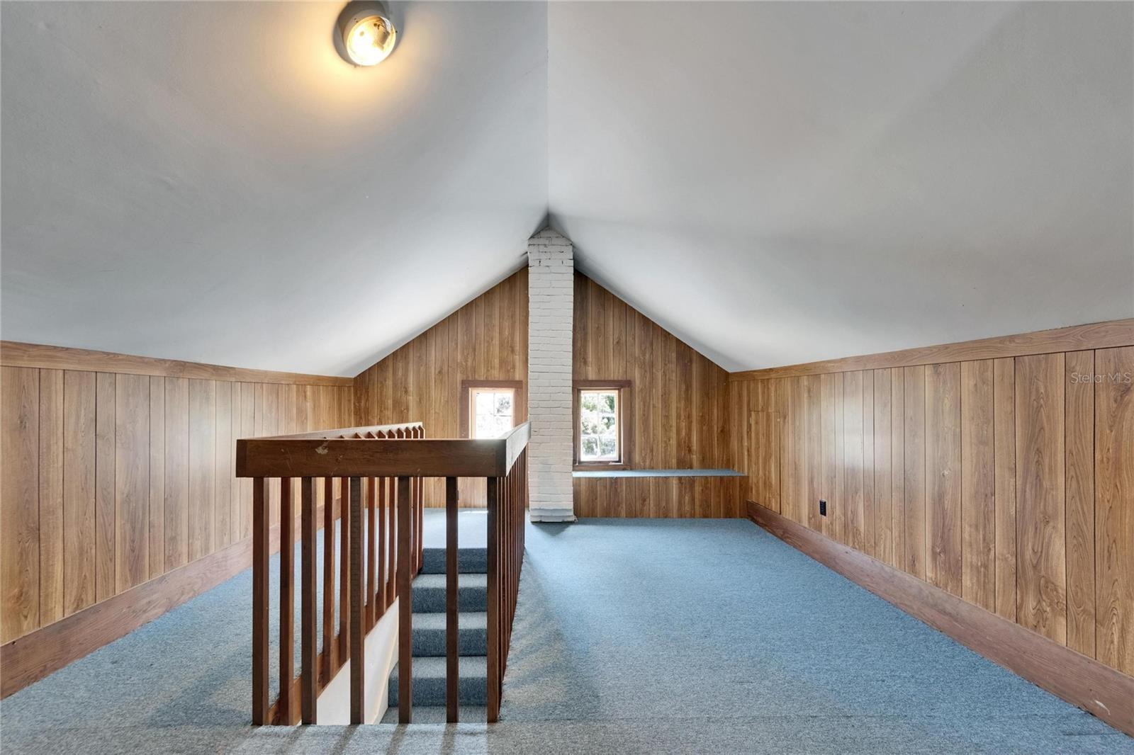 Finished attic