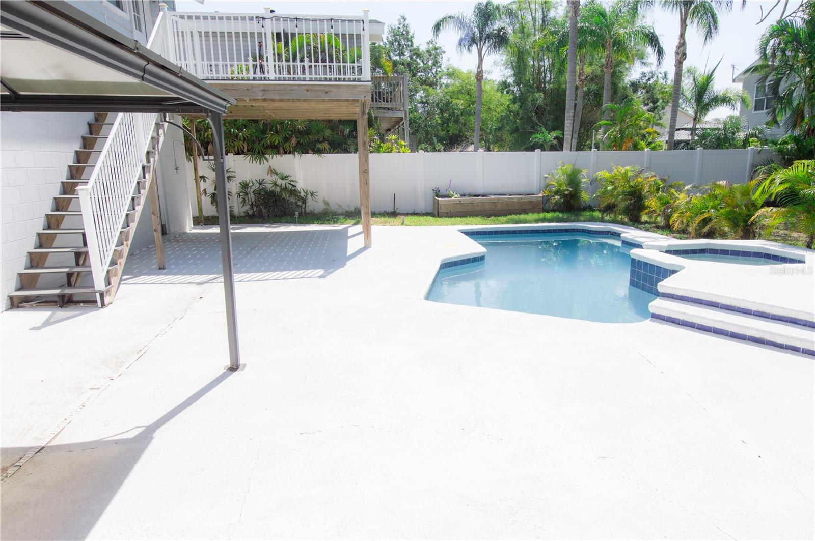 LOTS OF PATIO AREA FOR LARGE GATHERINGS OR QUIET RELAXATION!