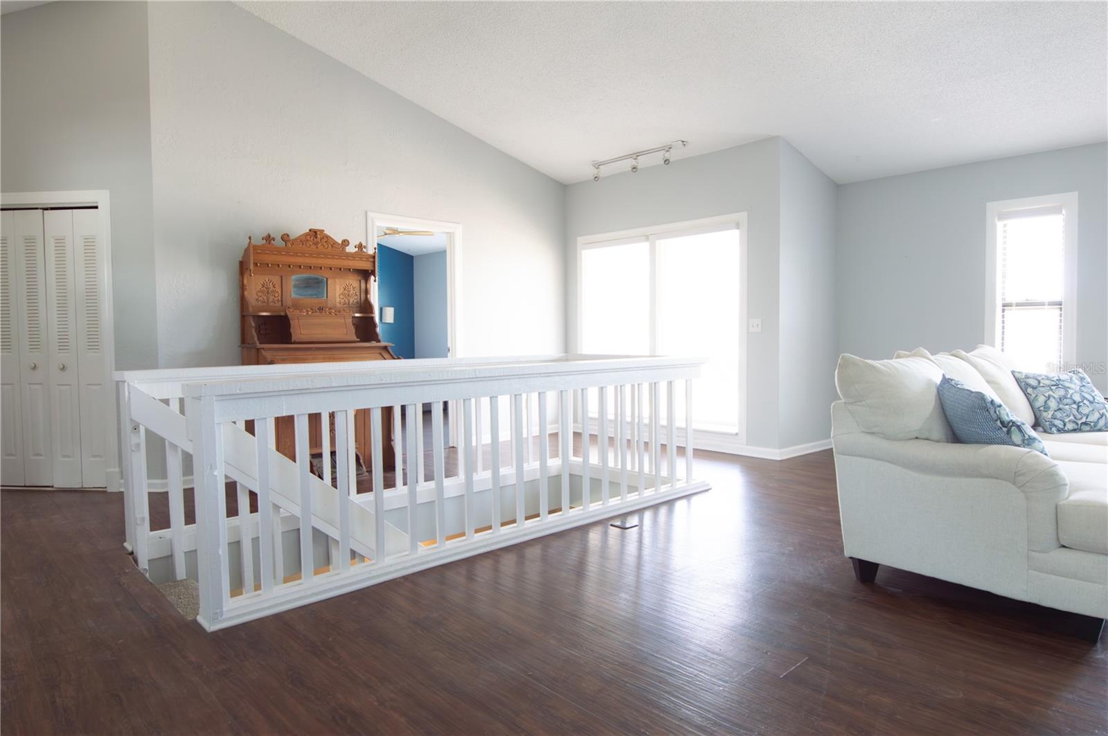 STAIRCASE TO LOWER LEVEL.
