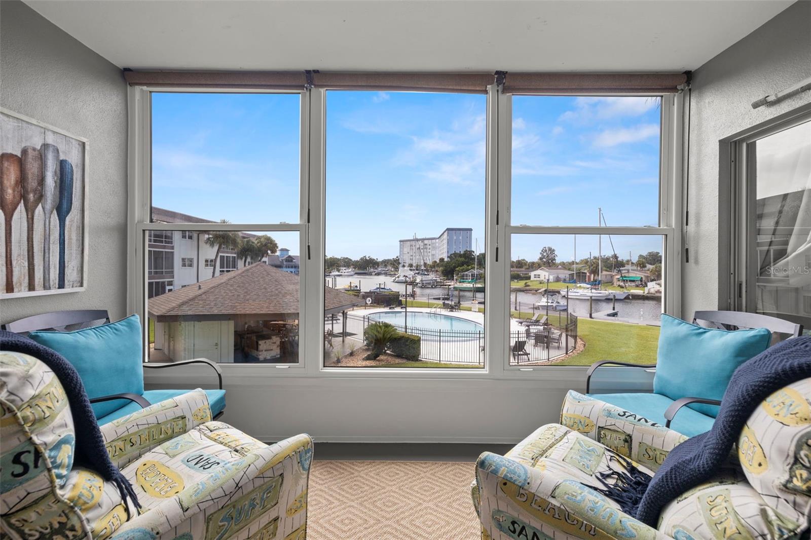 Pool view too with impact resistant windows!