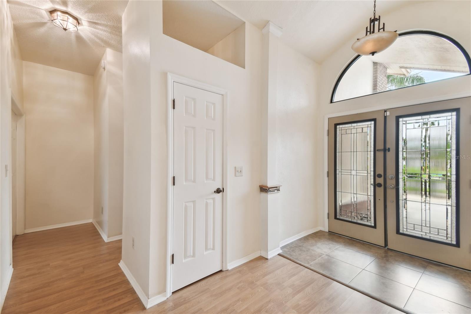 Front interior entrance