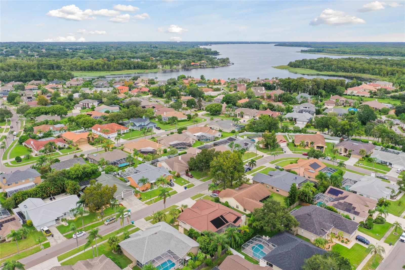 Aerial View of Taron Lake to NorthWest