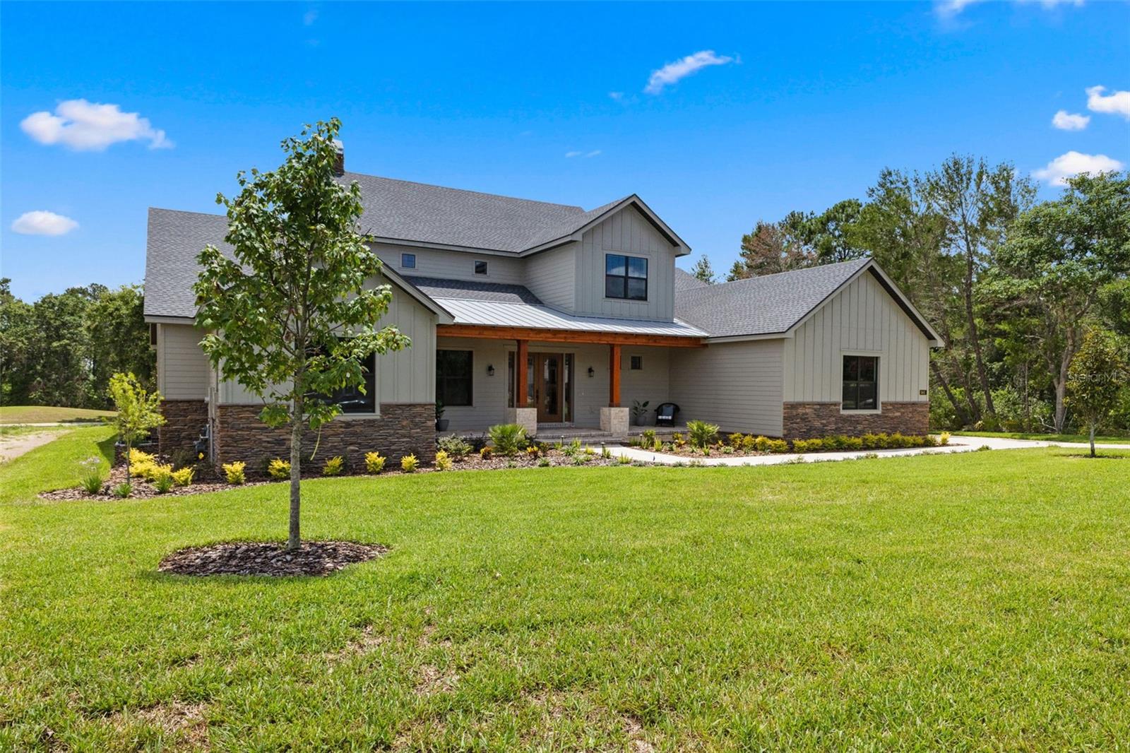 Front of Home with Nice Size Yard