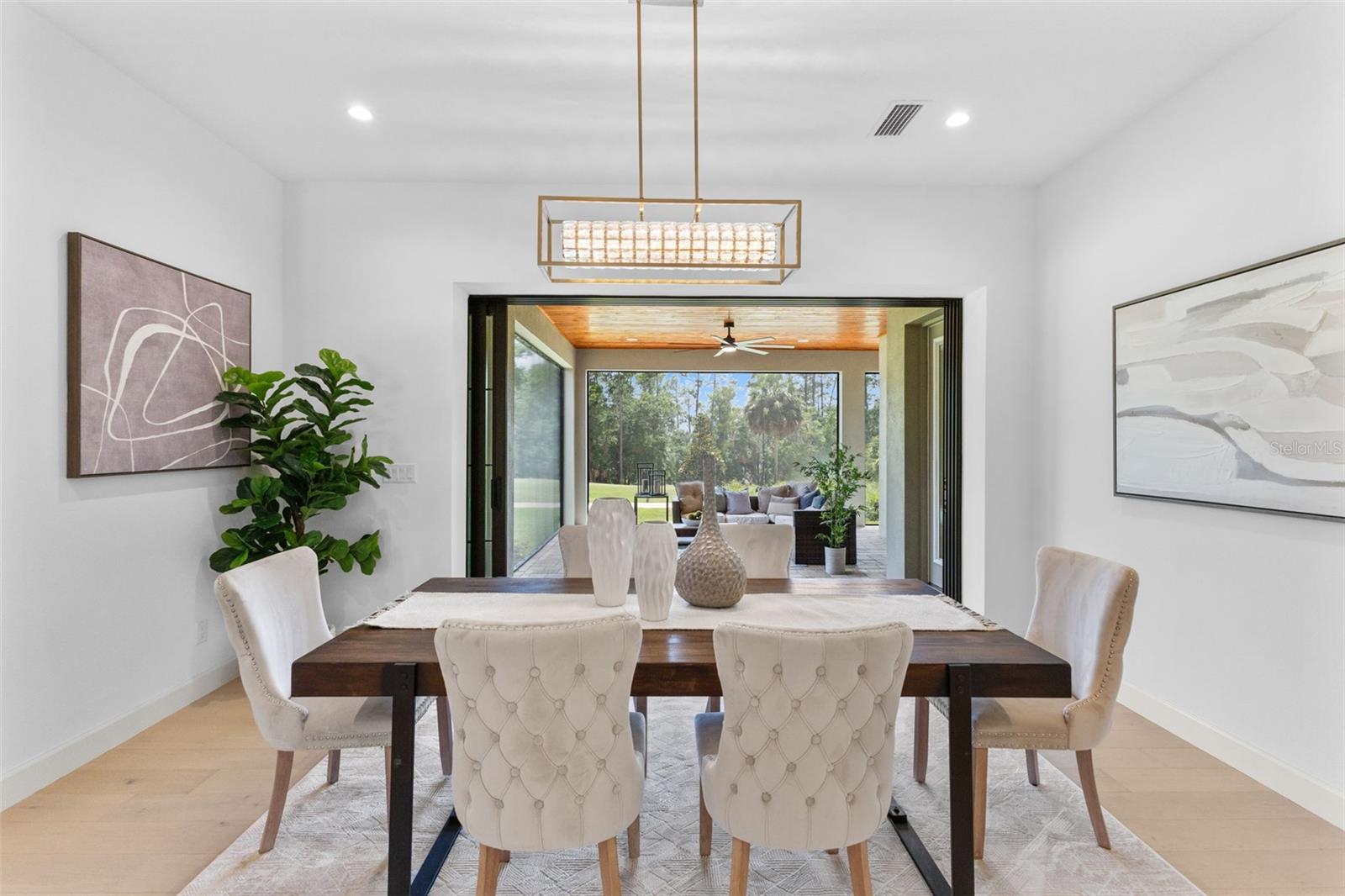 Formal Dining Area Just Off The Kitchen