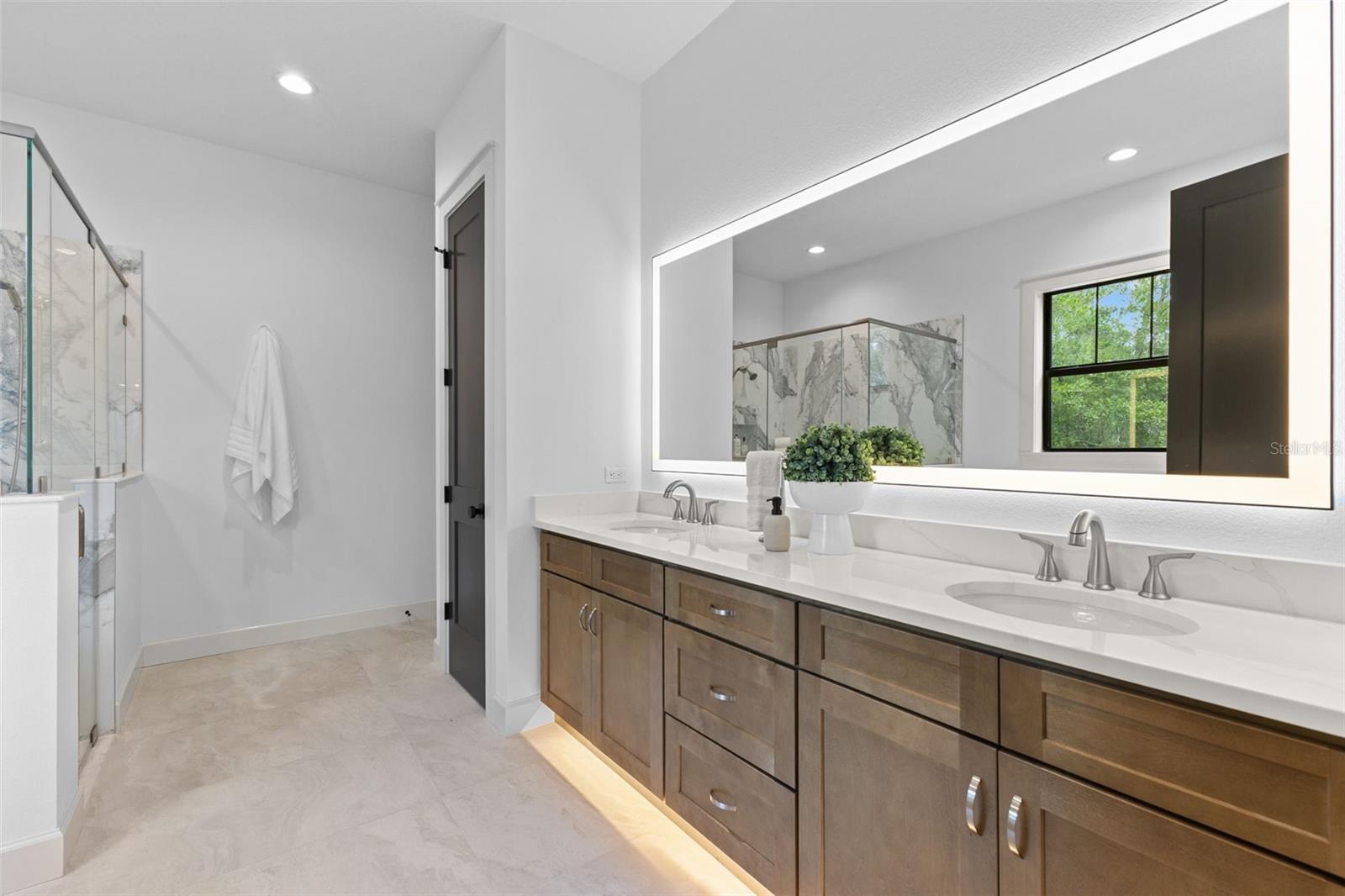 Primary Bathroom Step In Shower