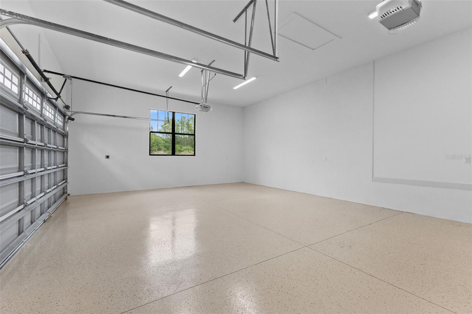 Epoxy Coated Garage Floor