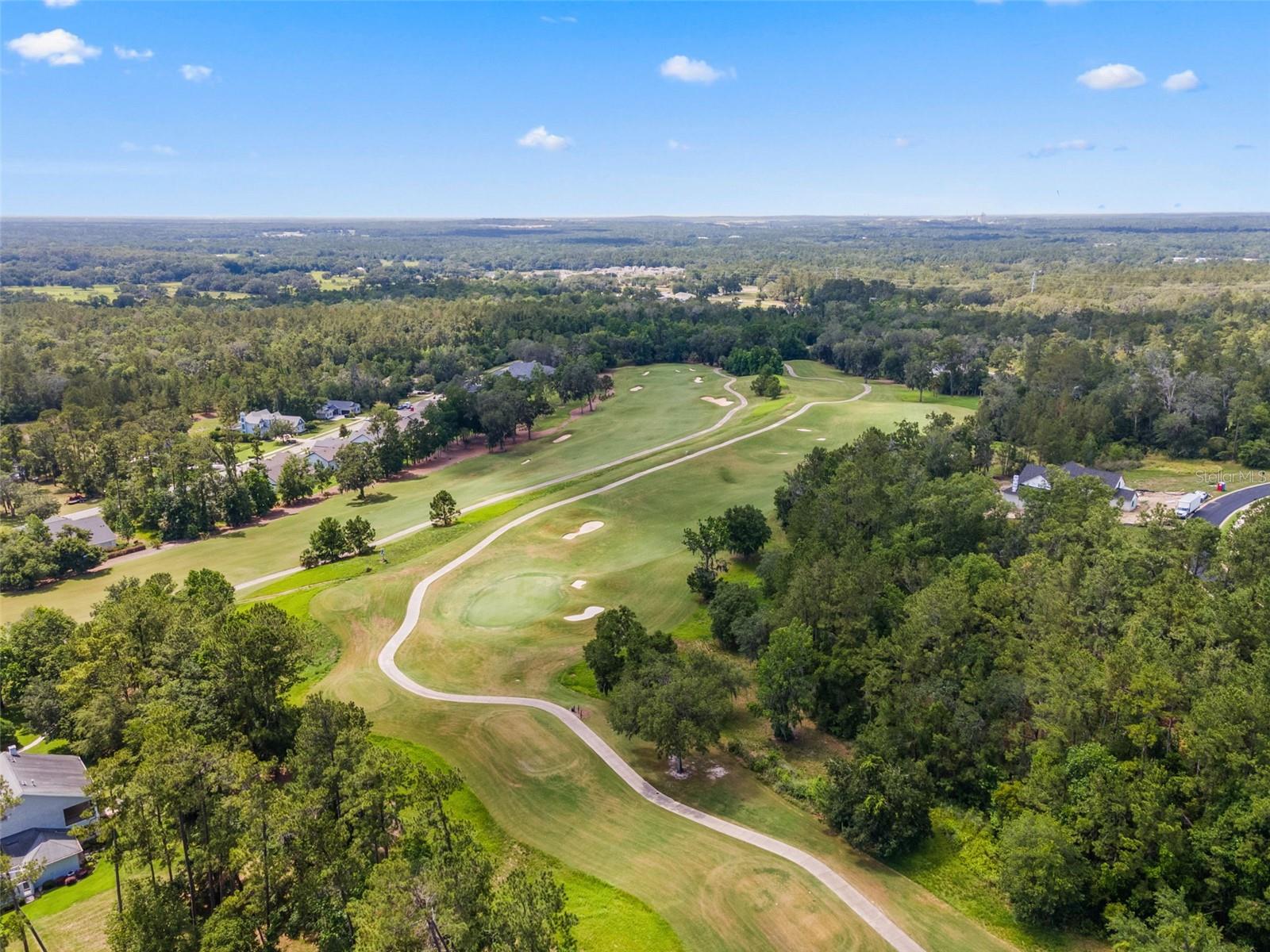 Aerial View of the Golf Couse
