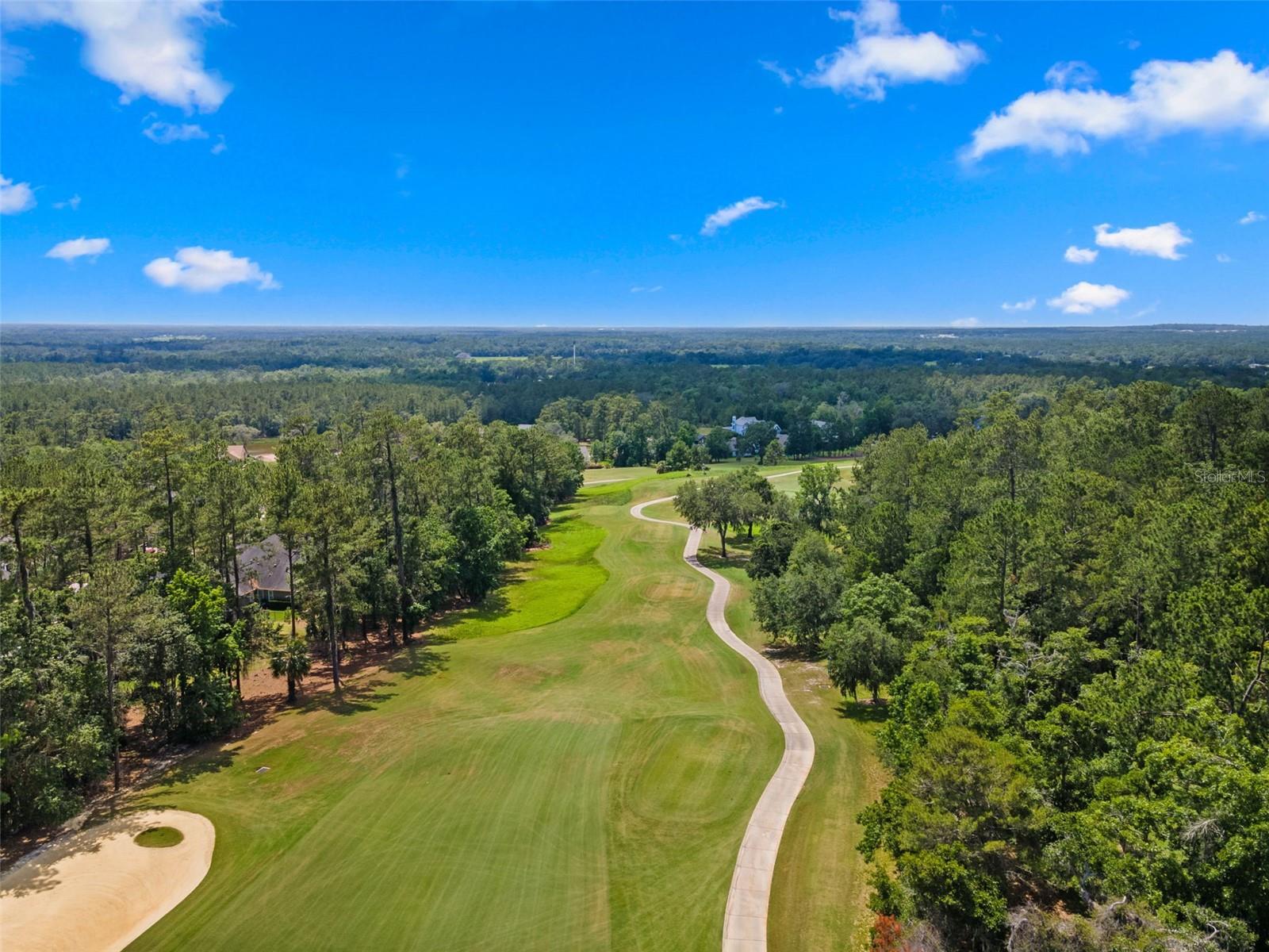 Aerial View of the Golf Couse
