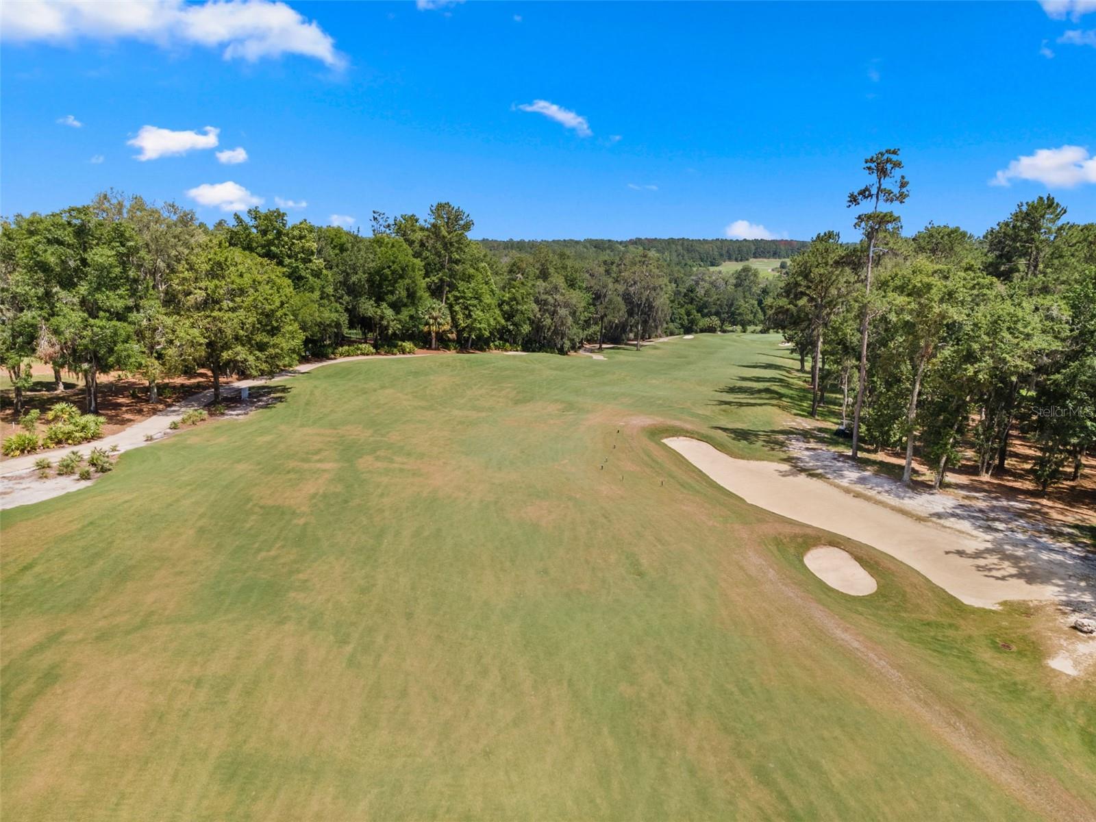 Aerial View of the Golf Couse