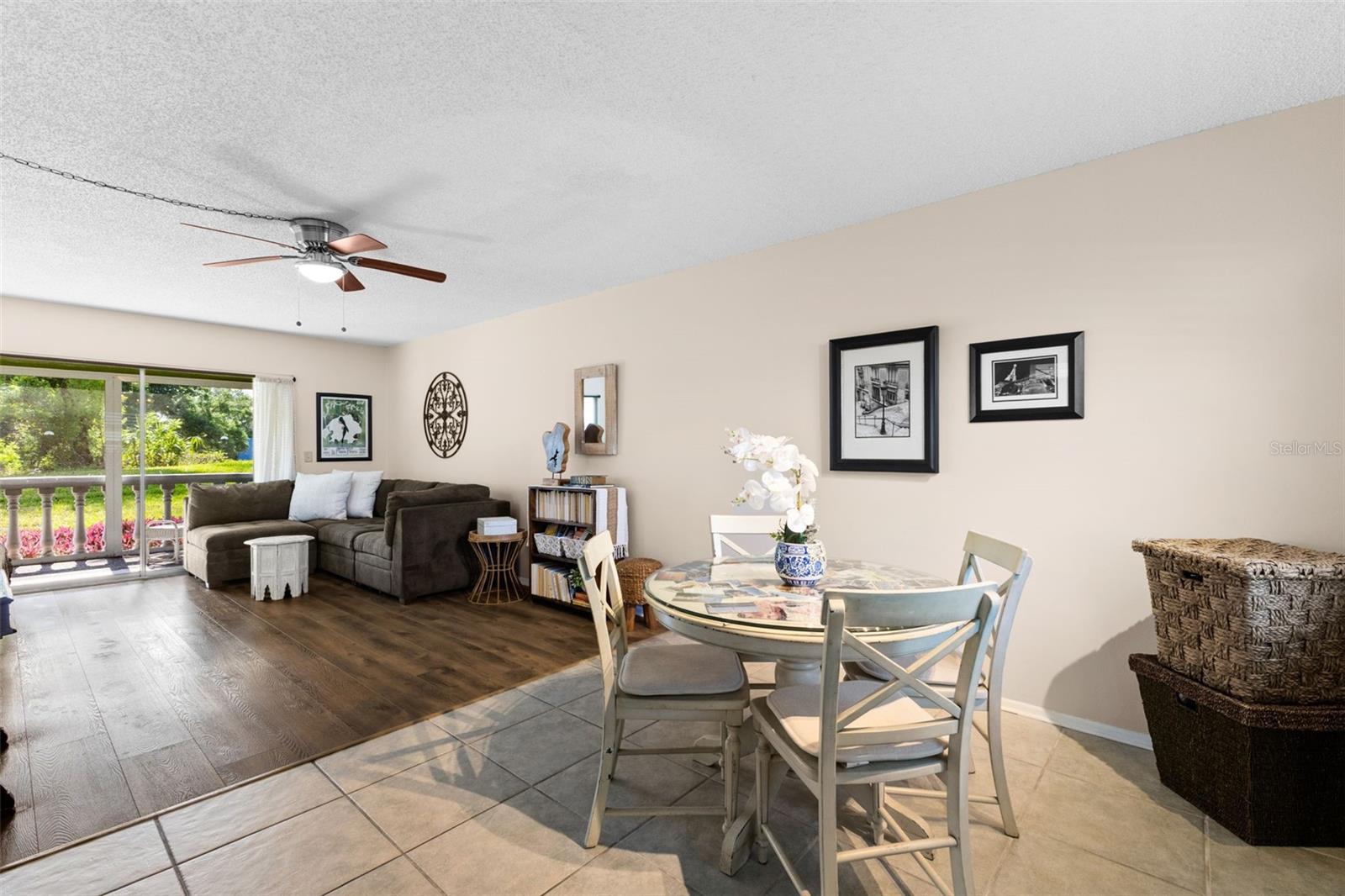 Living Room and Dining Room Area