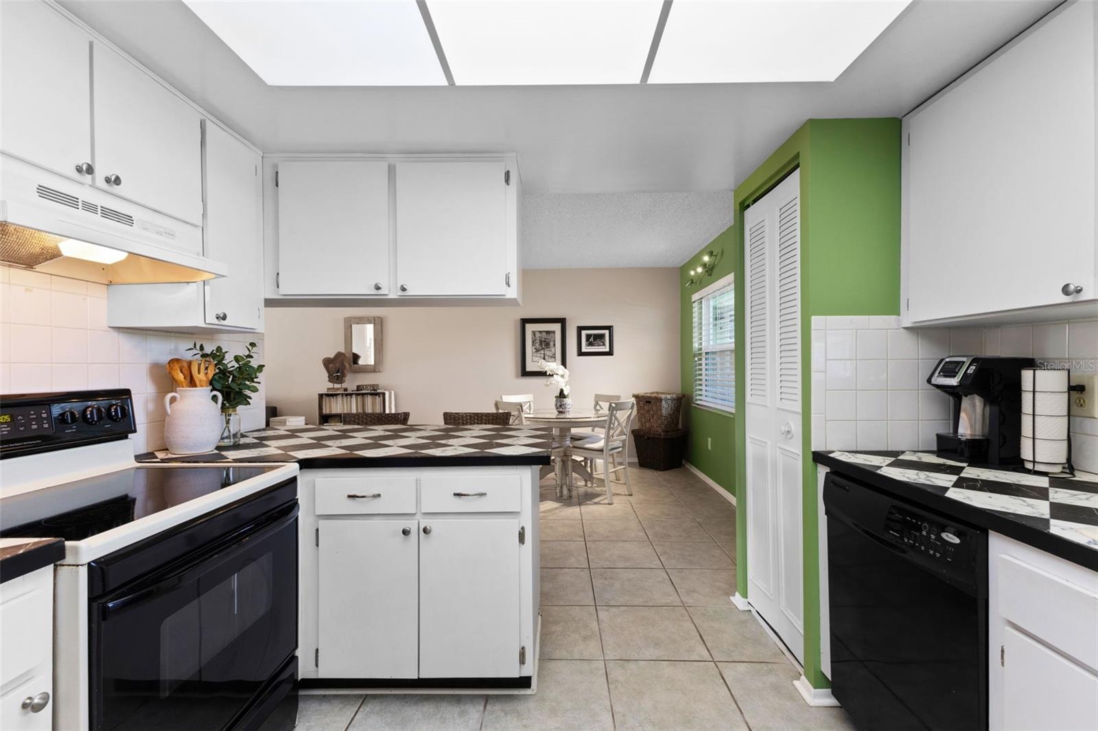 Kitchen with ample storage